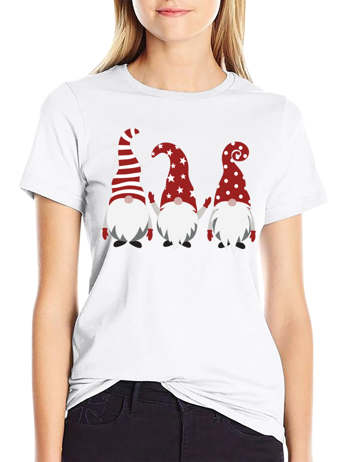 Festive Gnome T-Shirt - Holiday Cheer