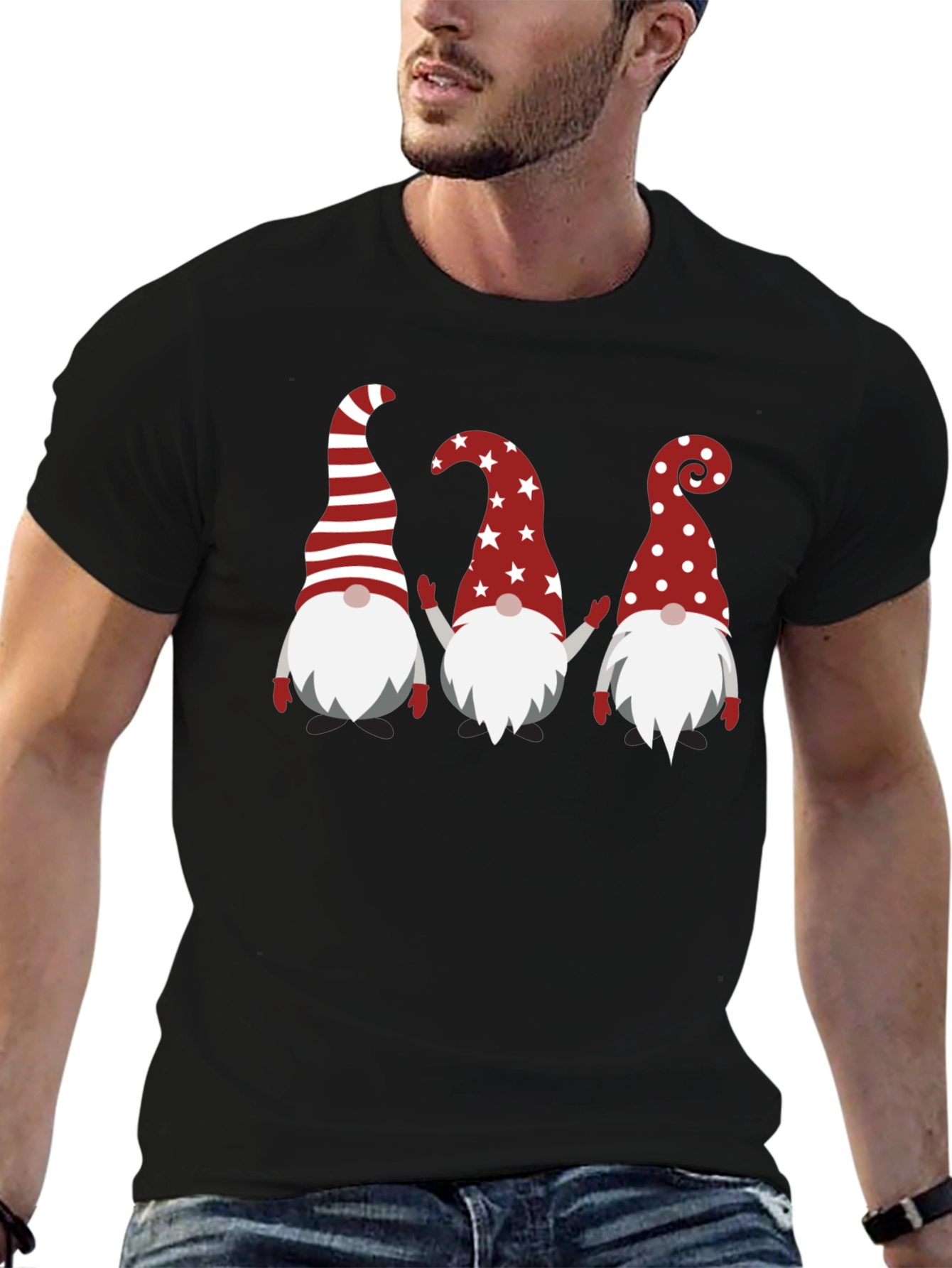 Festive Gnome T-Shirt - Holiday Cheer
