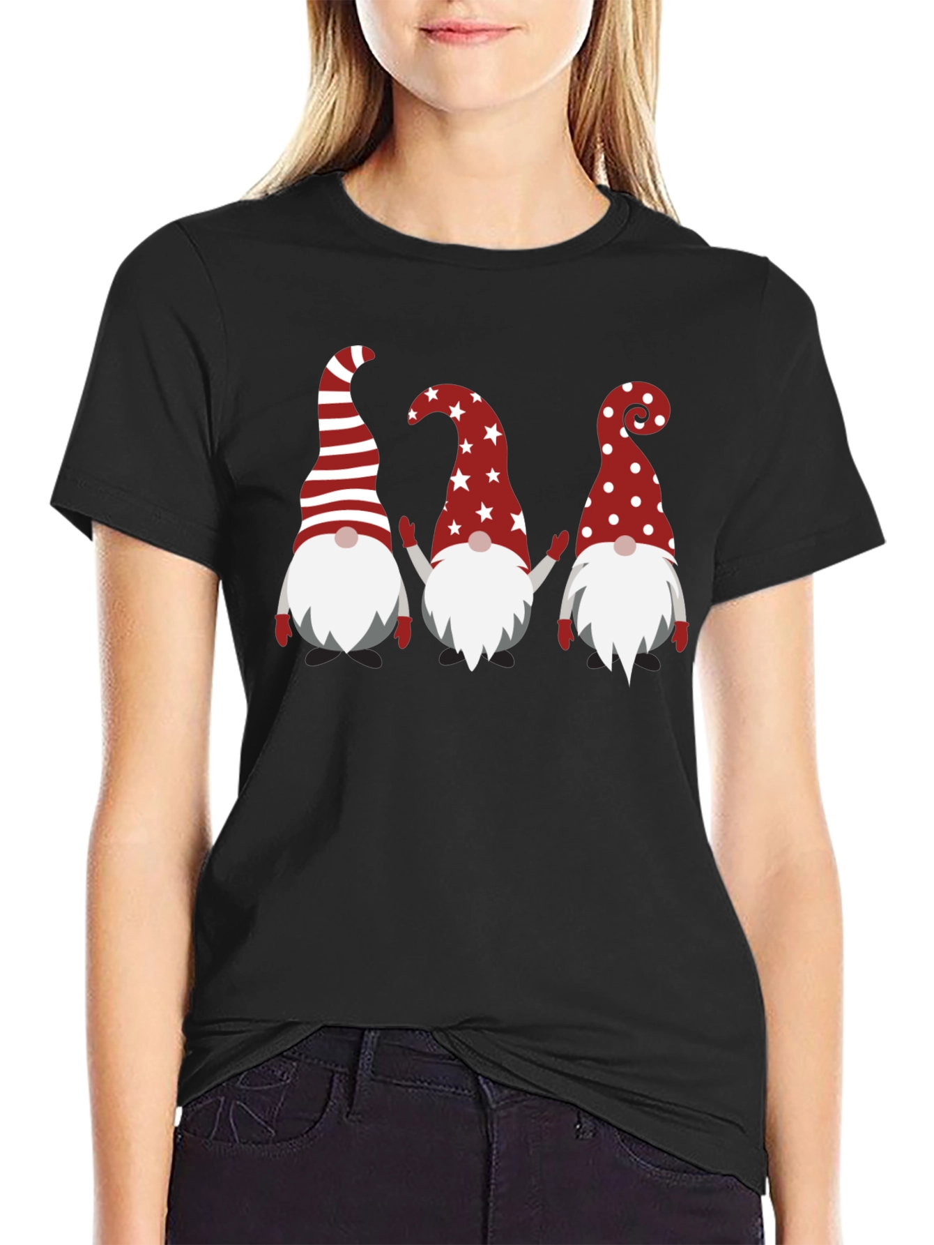 Festive Gnome T-Shirt - Holiday Cheer
