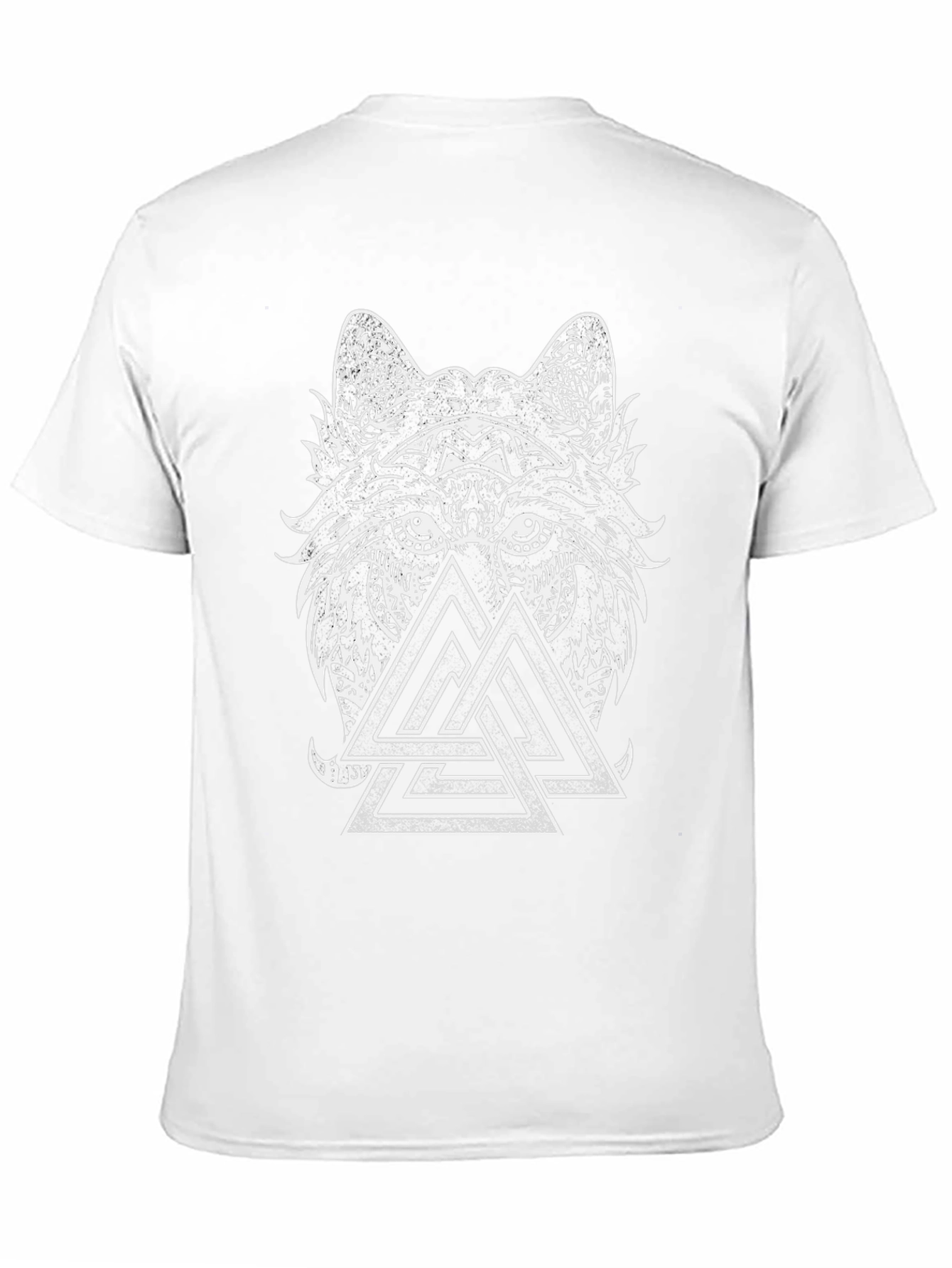Wolf & Valknut Graphic Tee - Black