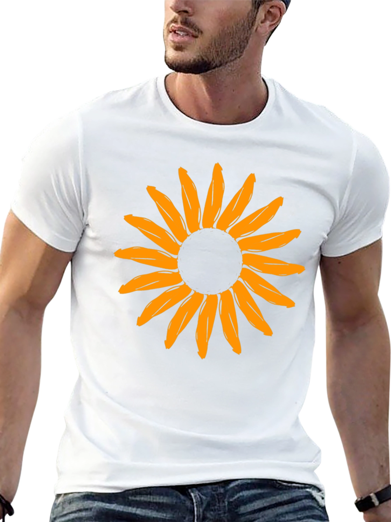 Sunflower Graphic Print T-Shirt
