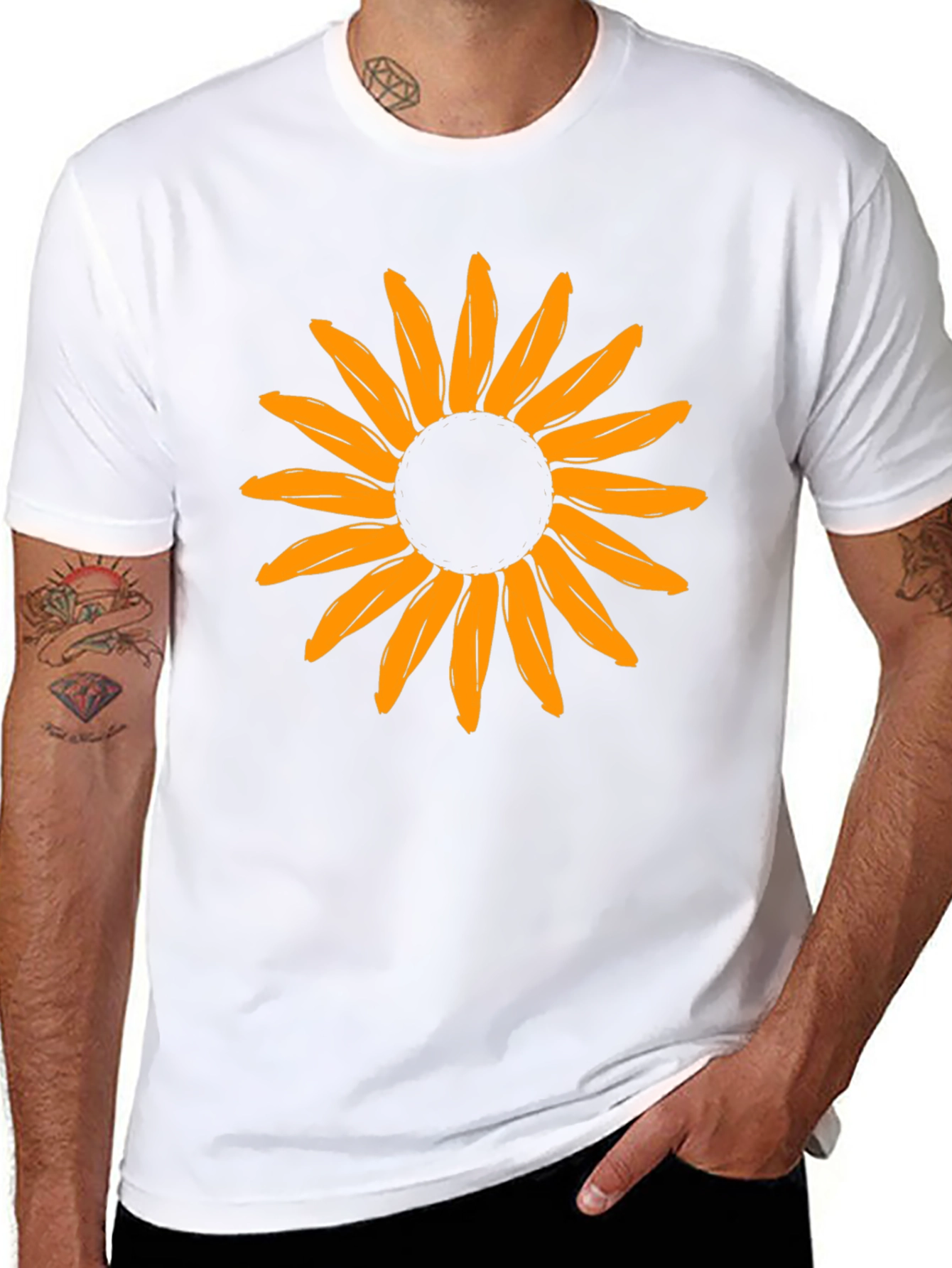 Sunflower Graphic Print T-Shirt