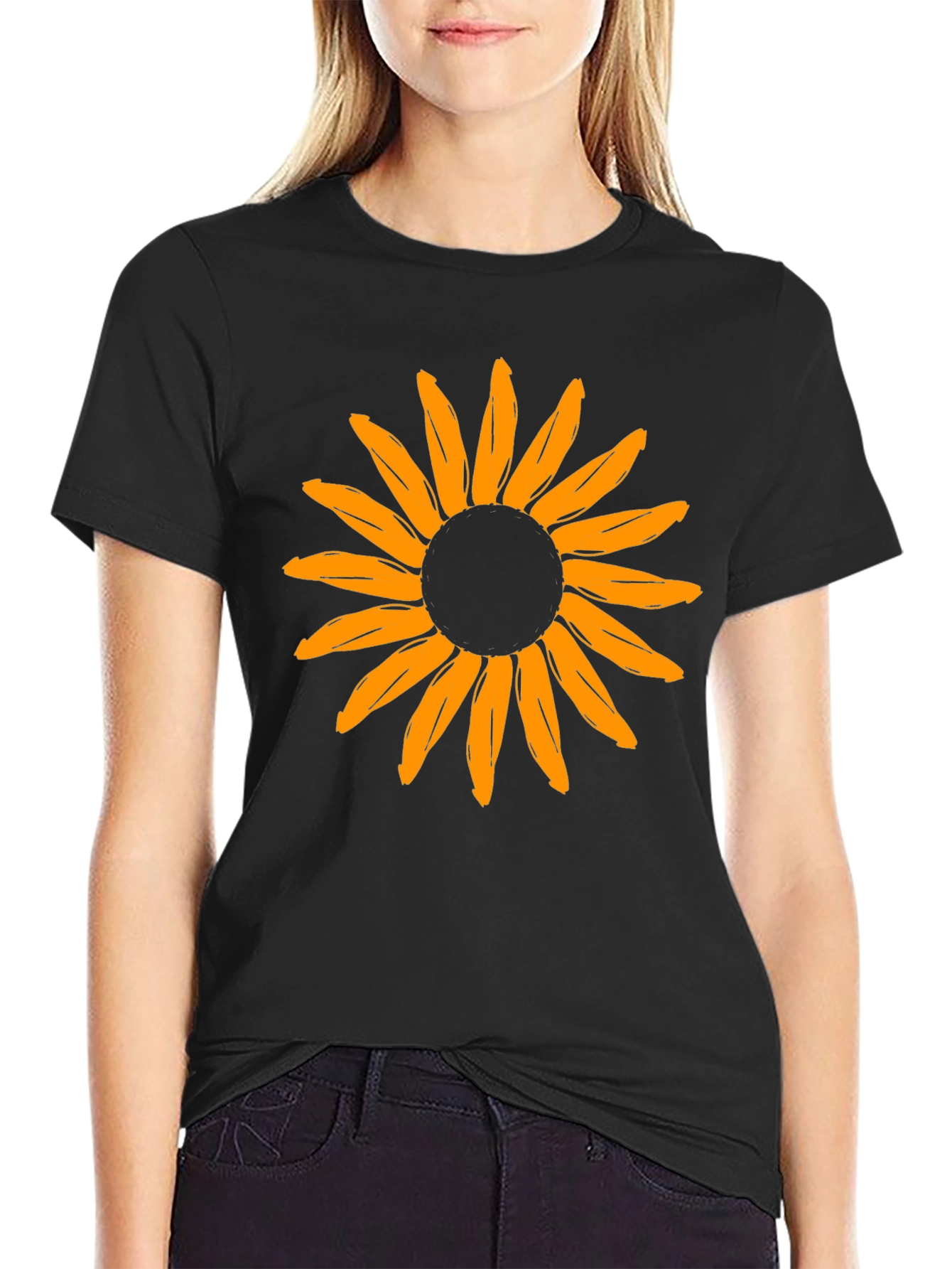 Sunflower Graphic Print T-Shirt