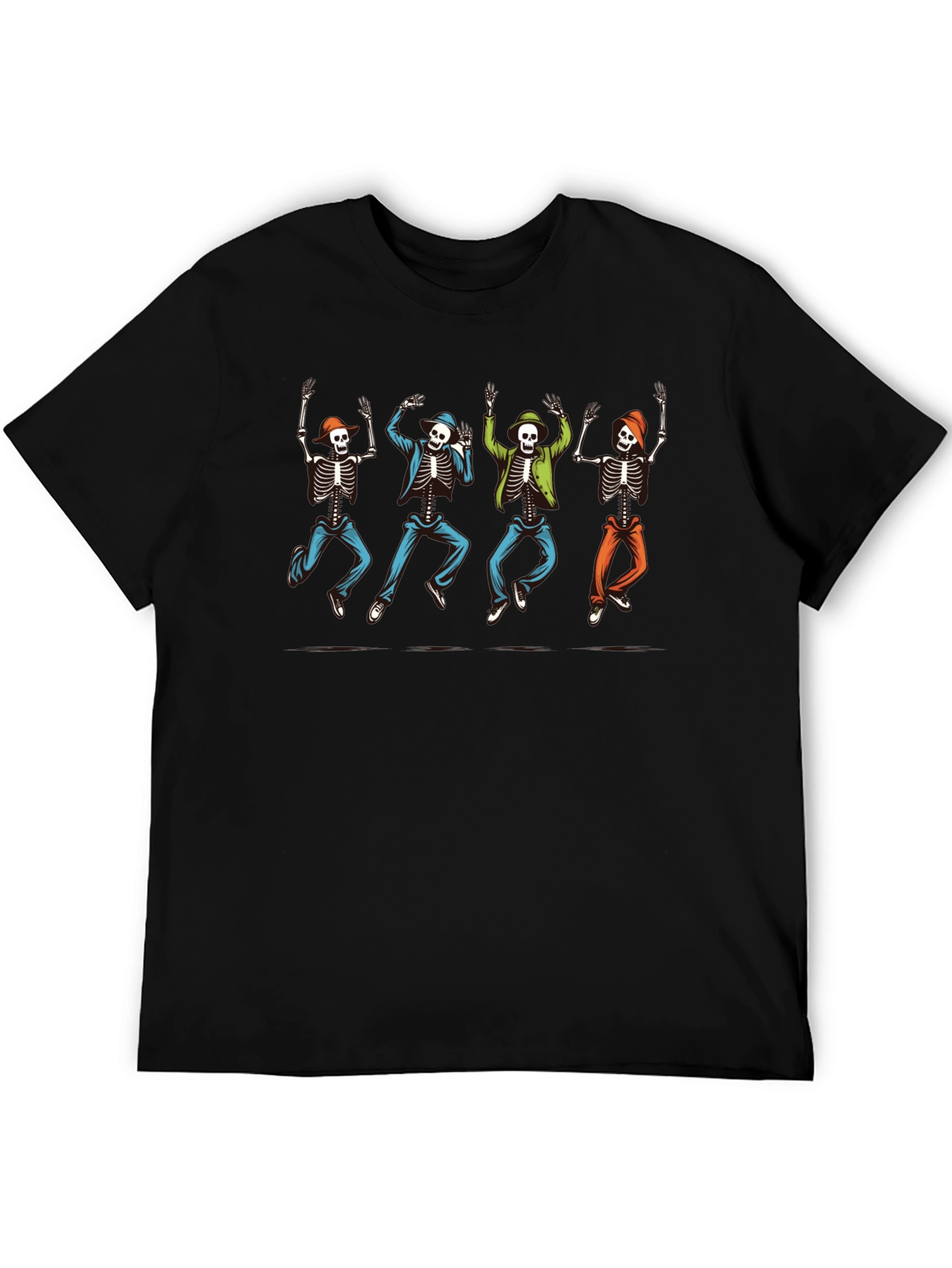 Dancing Skeletons Graphic Tee - Fun & Unique Style