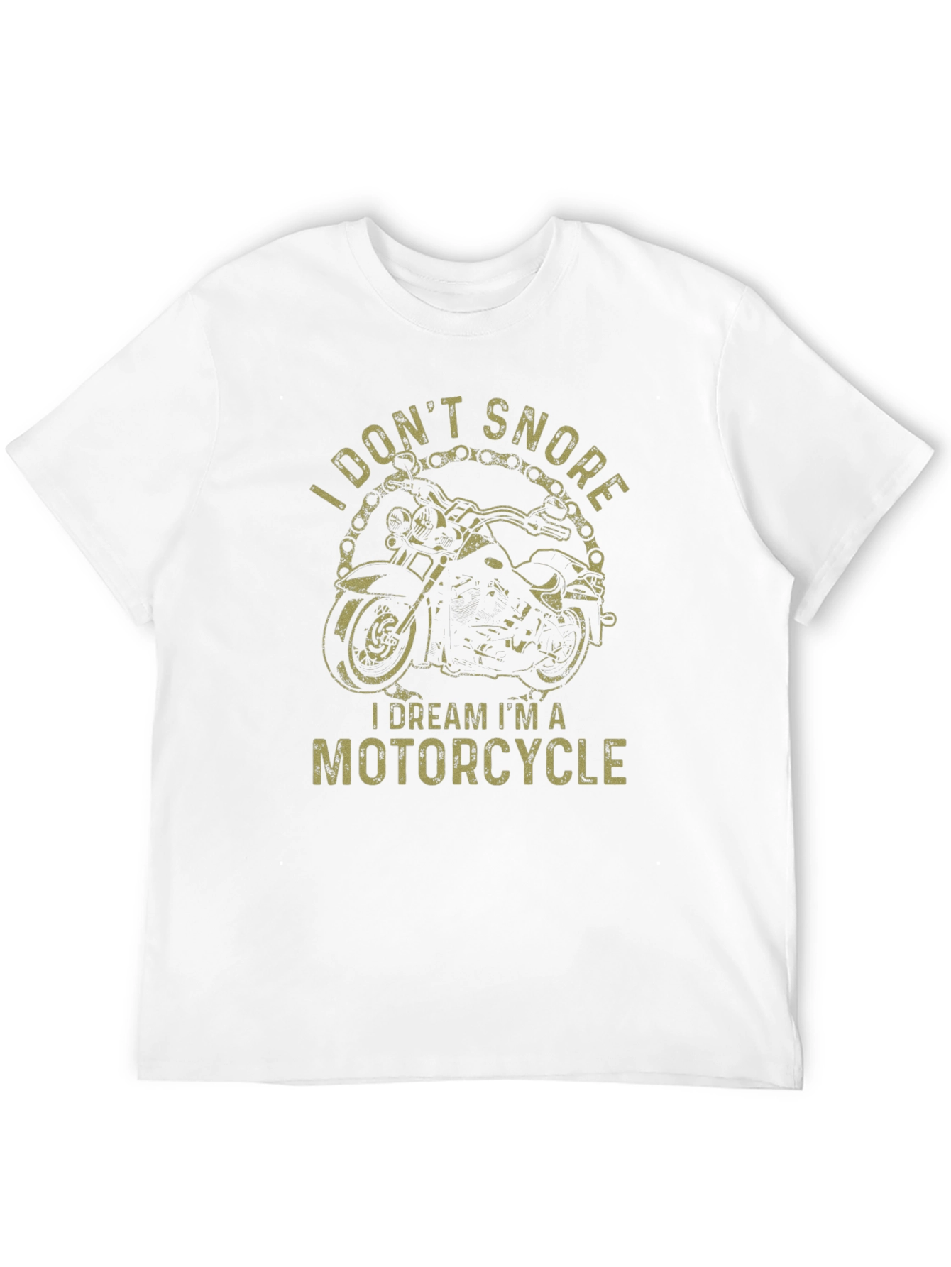 Motorcycle Dream Graphic T-Shirt - Black