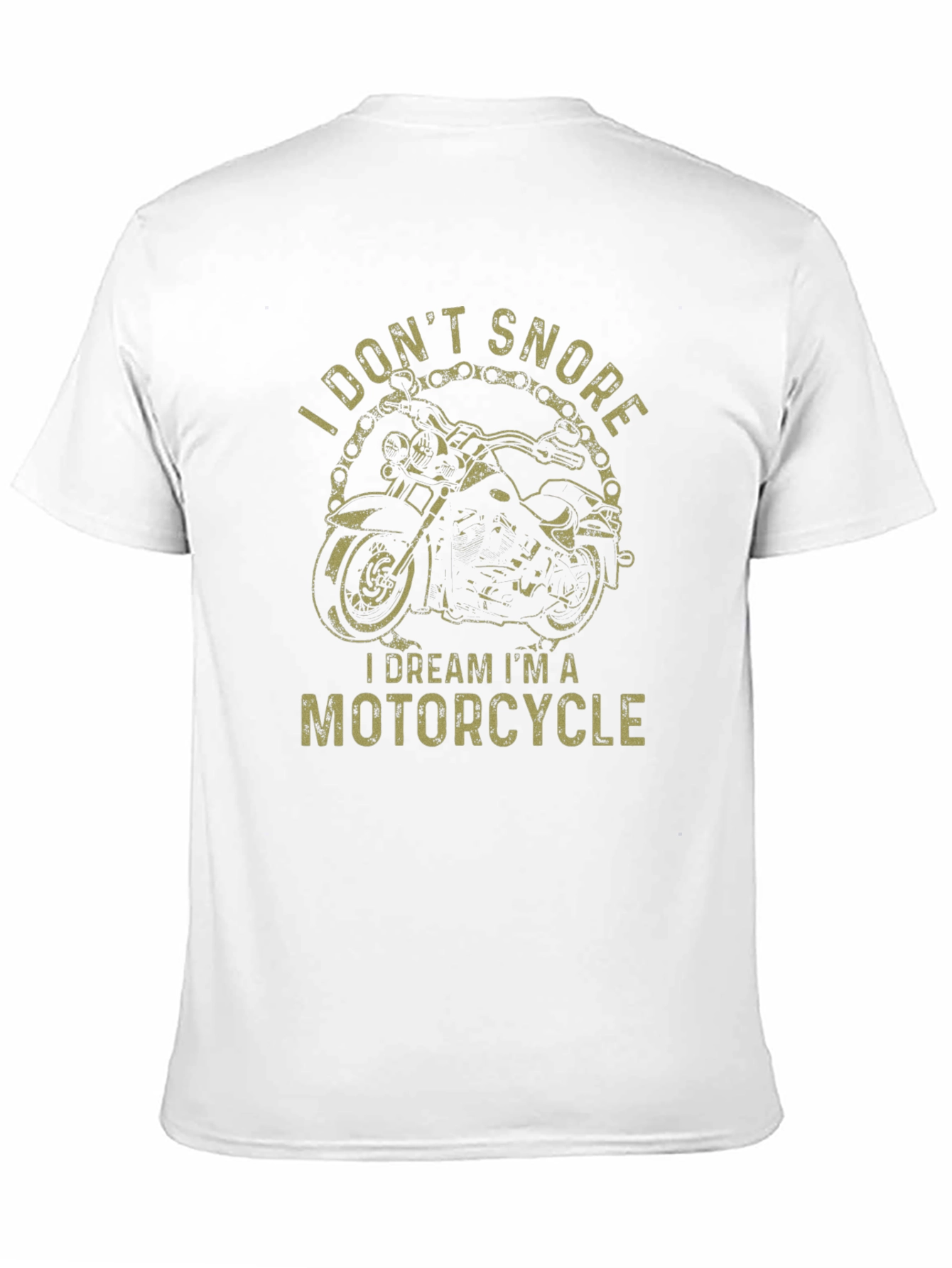 Motorcycle Dream Graphic T-Shirt - Black