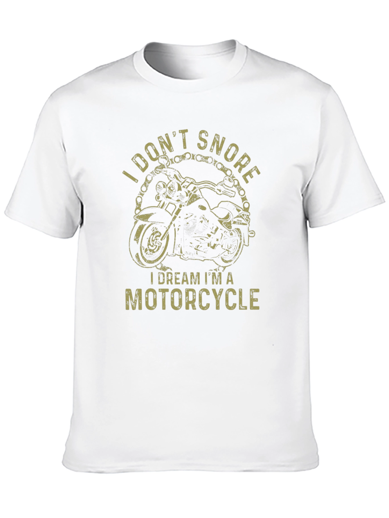 Motorcycle Dream Graphic T-Shirt - Black