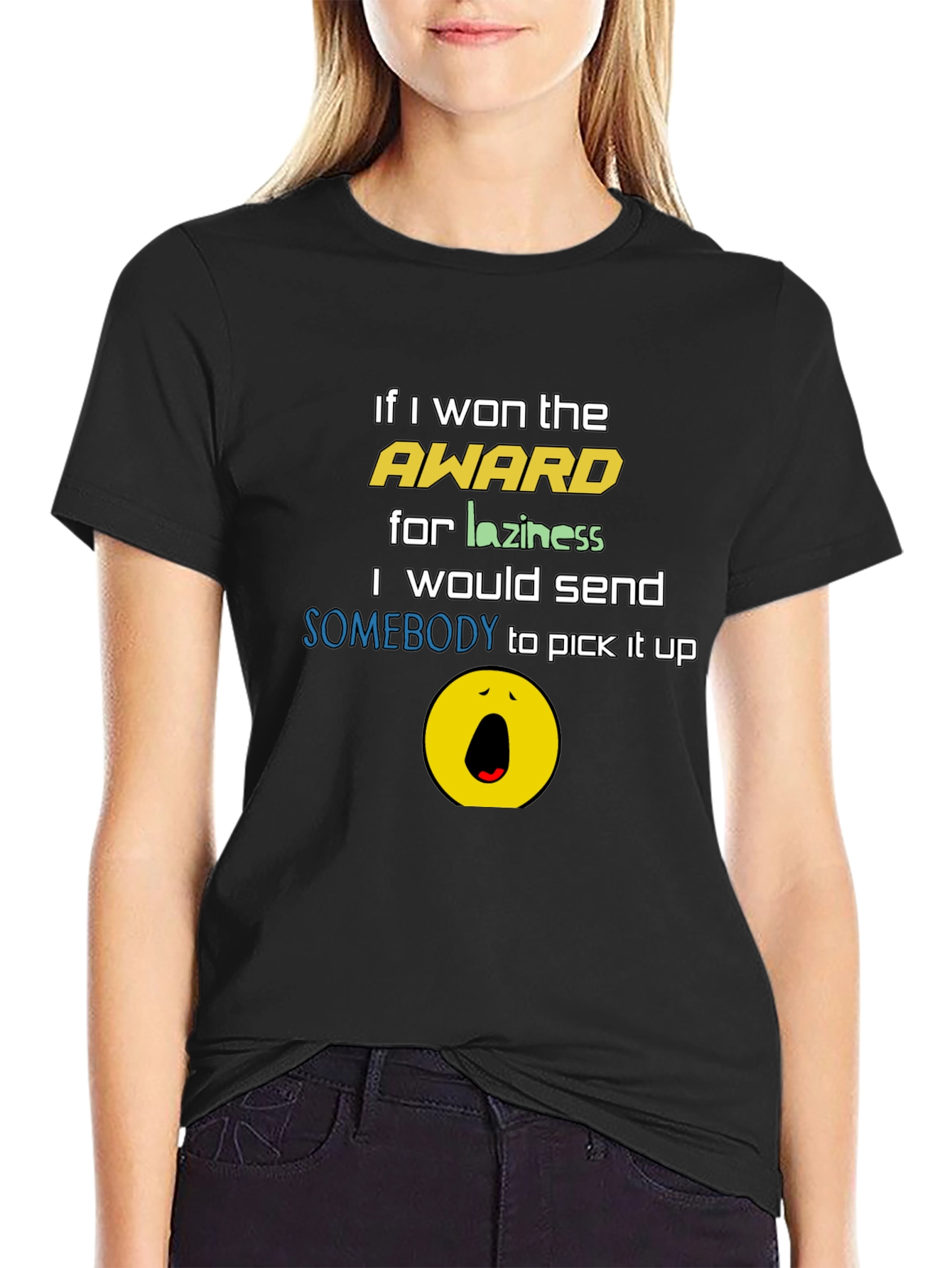 Funny Laziness Award T-Shirt