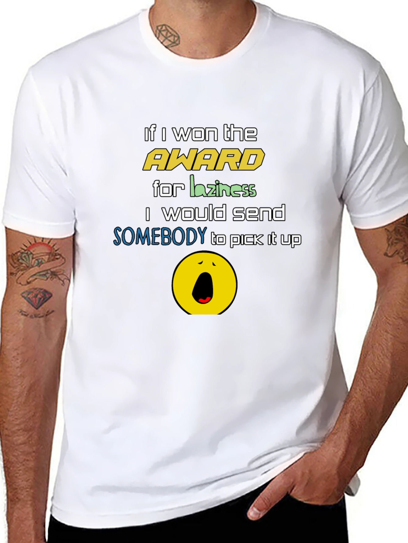 Funny Laziness Award T-Shirt