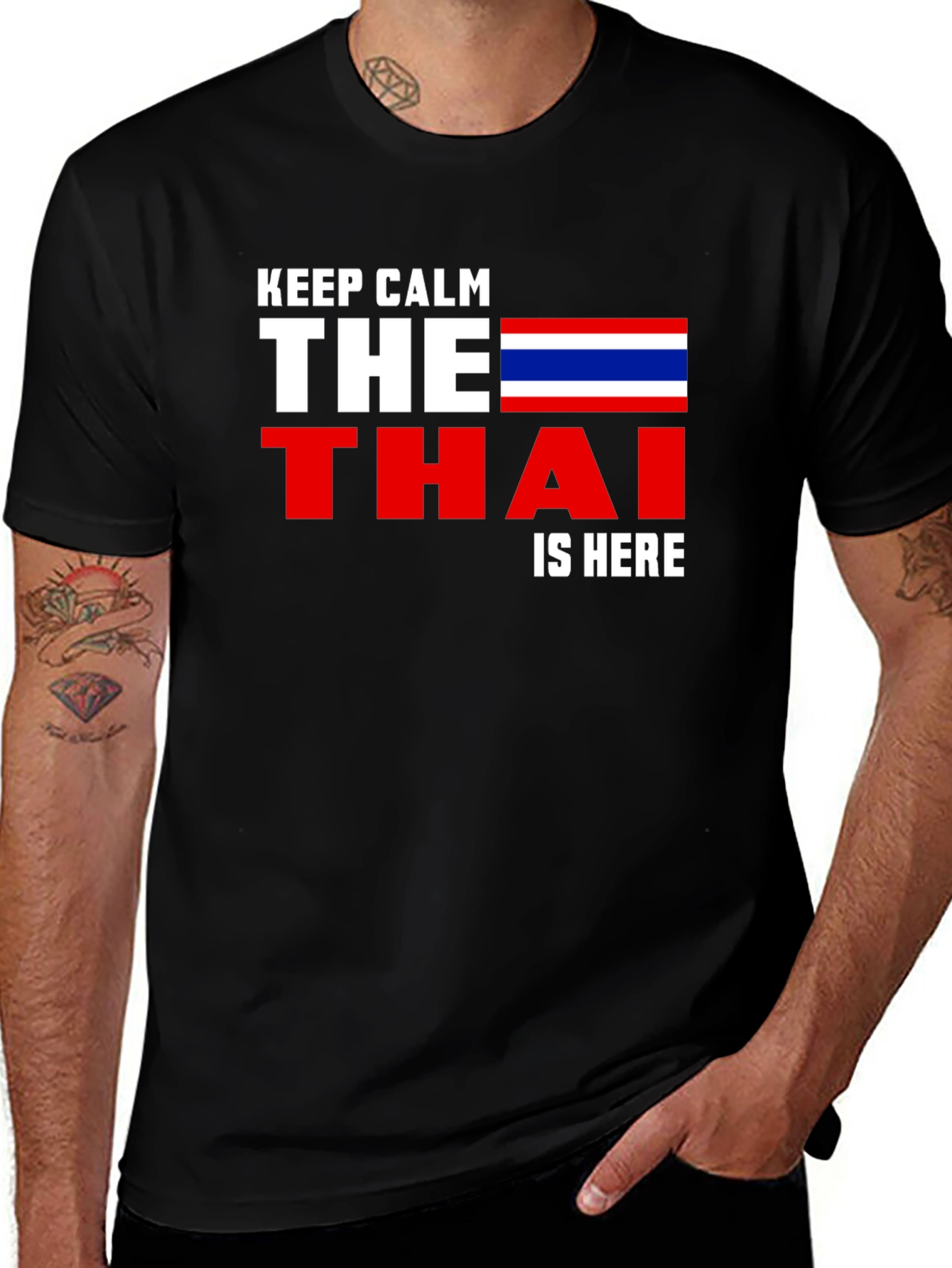 Keep Calm Thai Flag T-Shirt