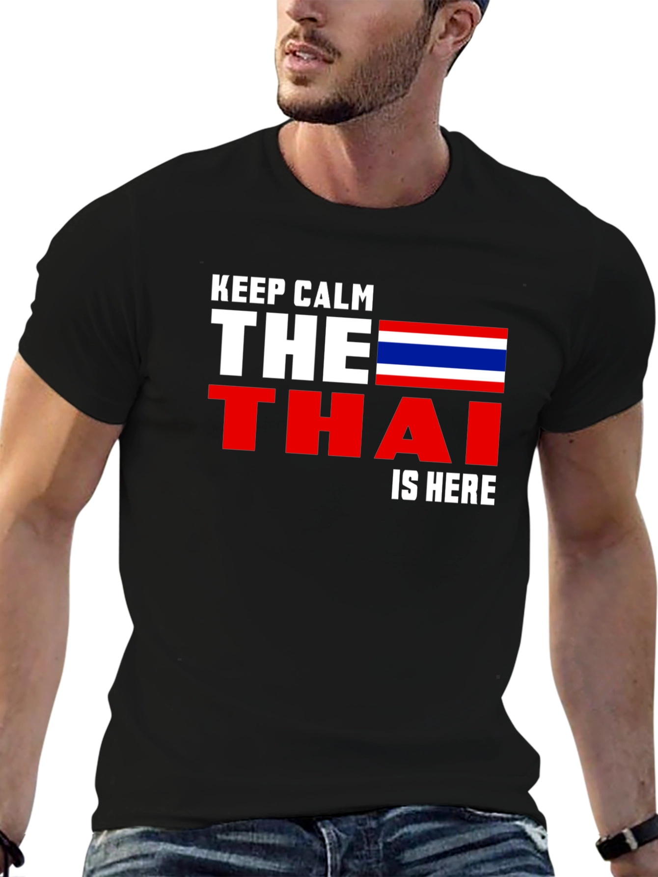 Keep Calm Thai Flag T-Shirt