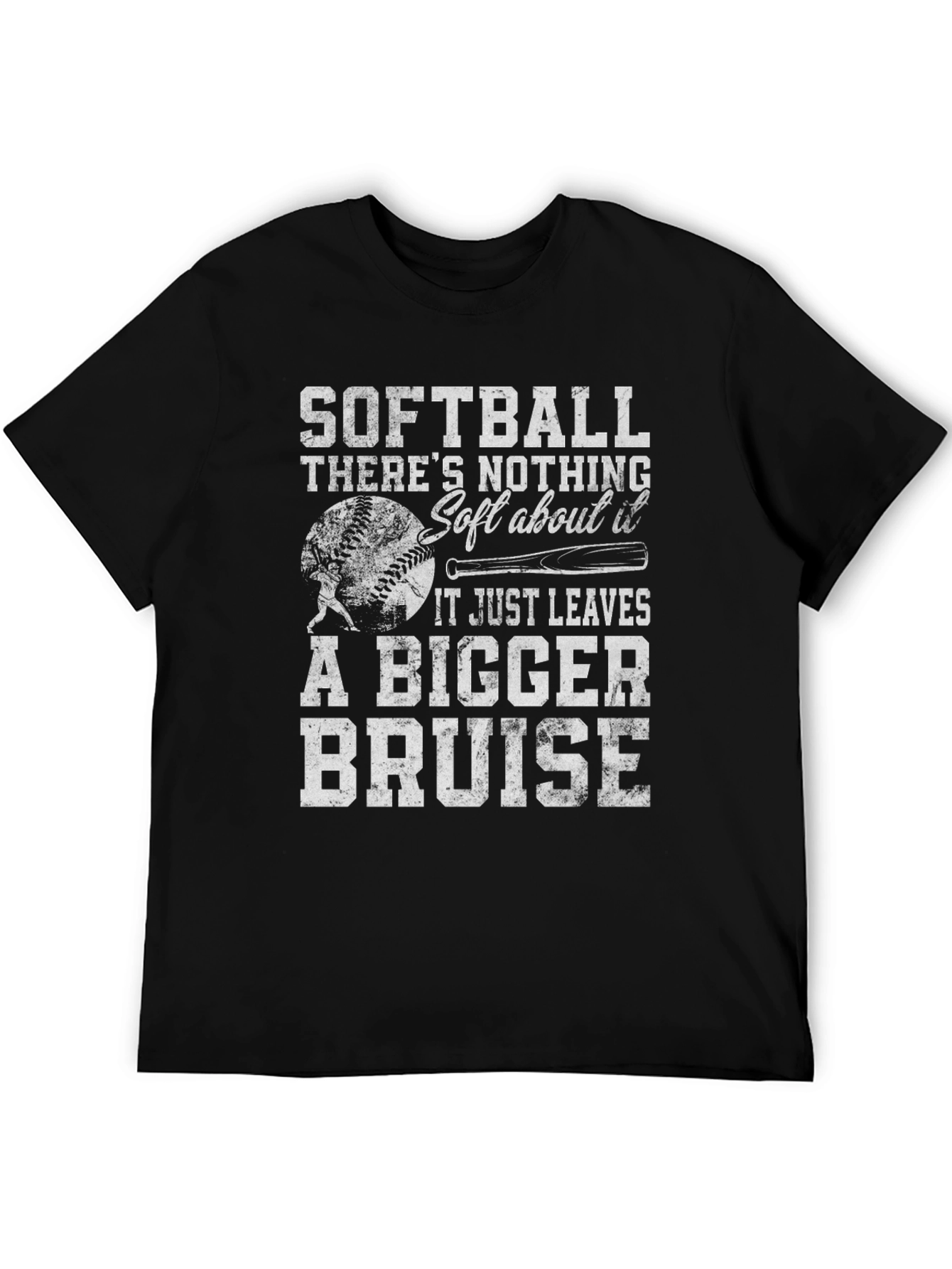 Softball Bigger Bruise Graphic T-Shirt