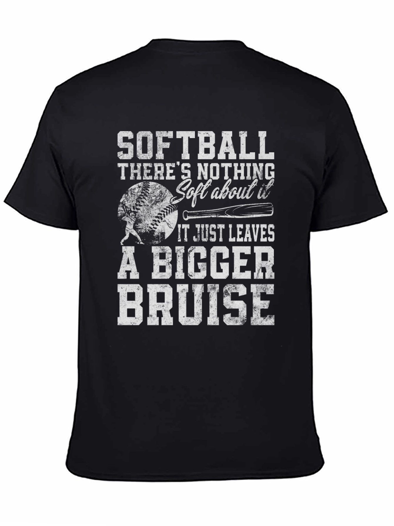 Softball Bigger Bruise Graphic T-Shirt