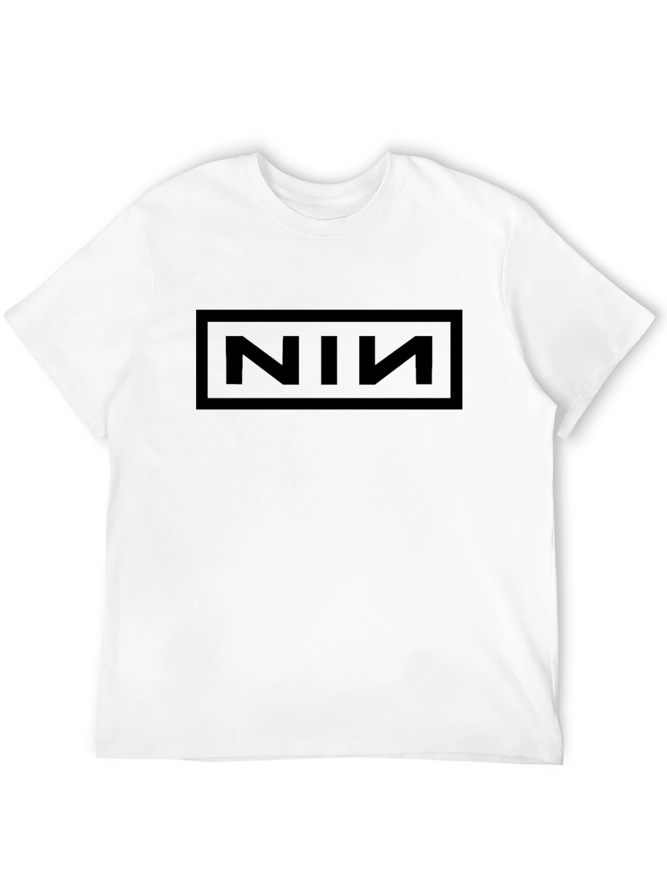 Nine Inch Nails NIN Black Logo Graphic T-Shirt