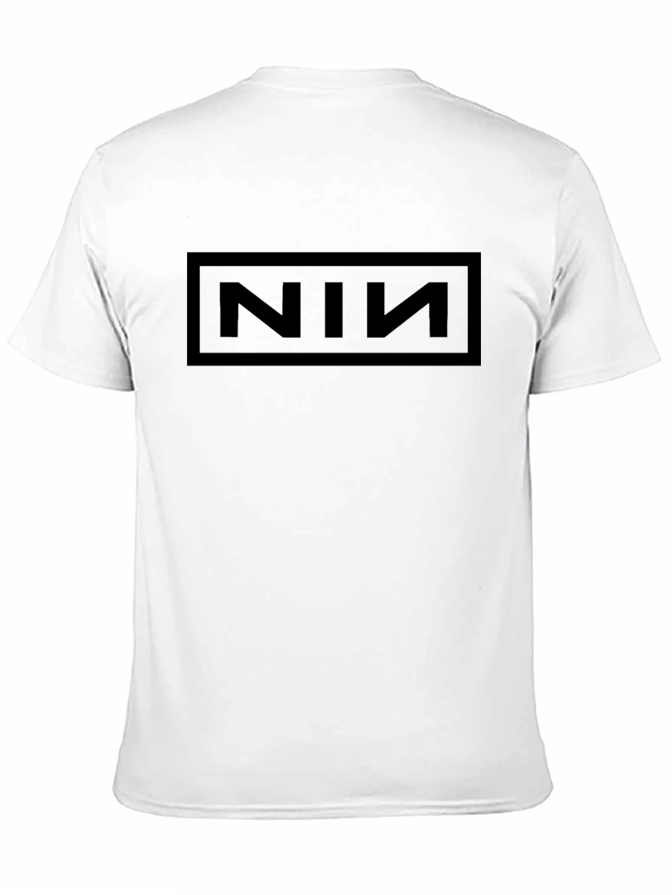 Nine Inch Nails NIN Black Logo Graphic T-Shirt