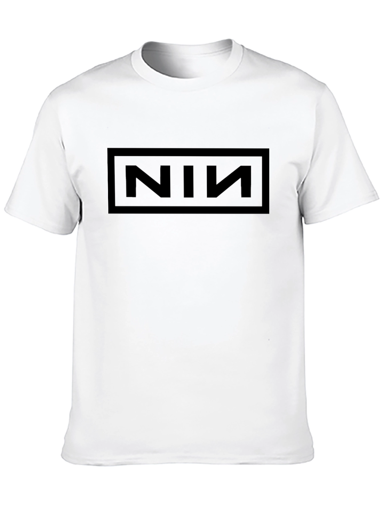 Nine Inch Nails NIN Black Logo Graphic T-Shirt