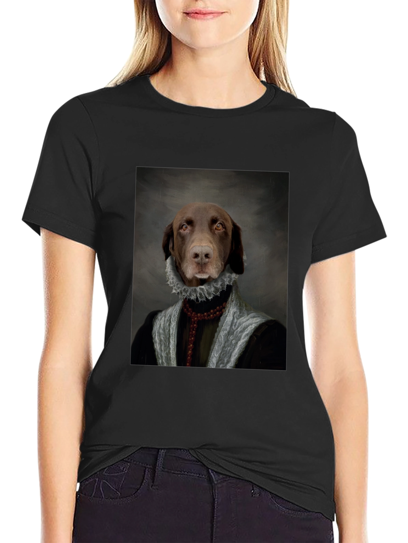 Dog Renaissance Portrait T-Shirt
