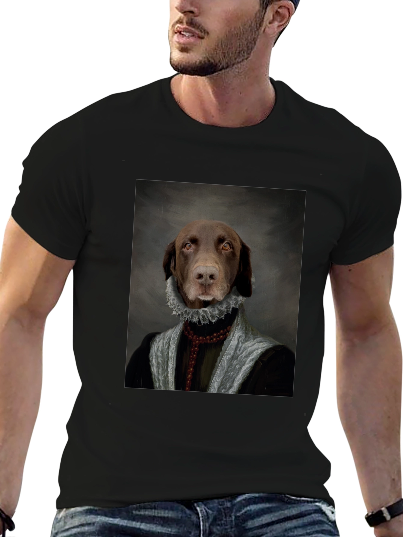 Dog Renaissance Portrait T-Shirt