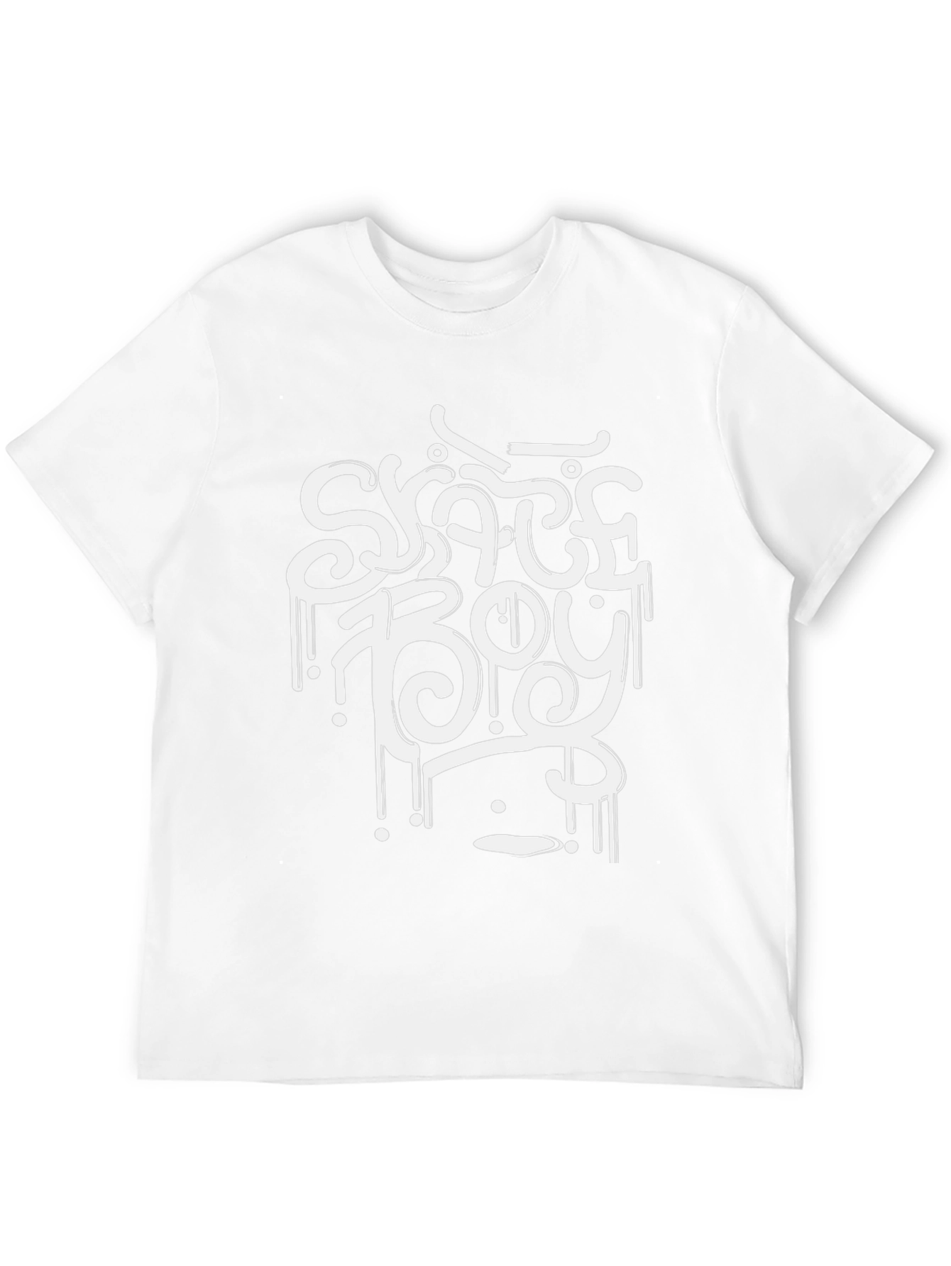 Skate Boy Black Graphic Tee - Cool & Trendy