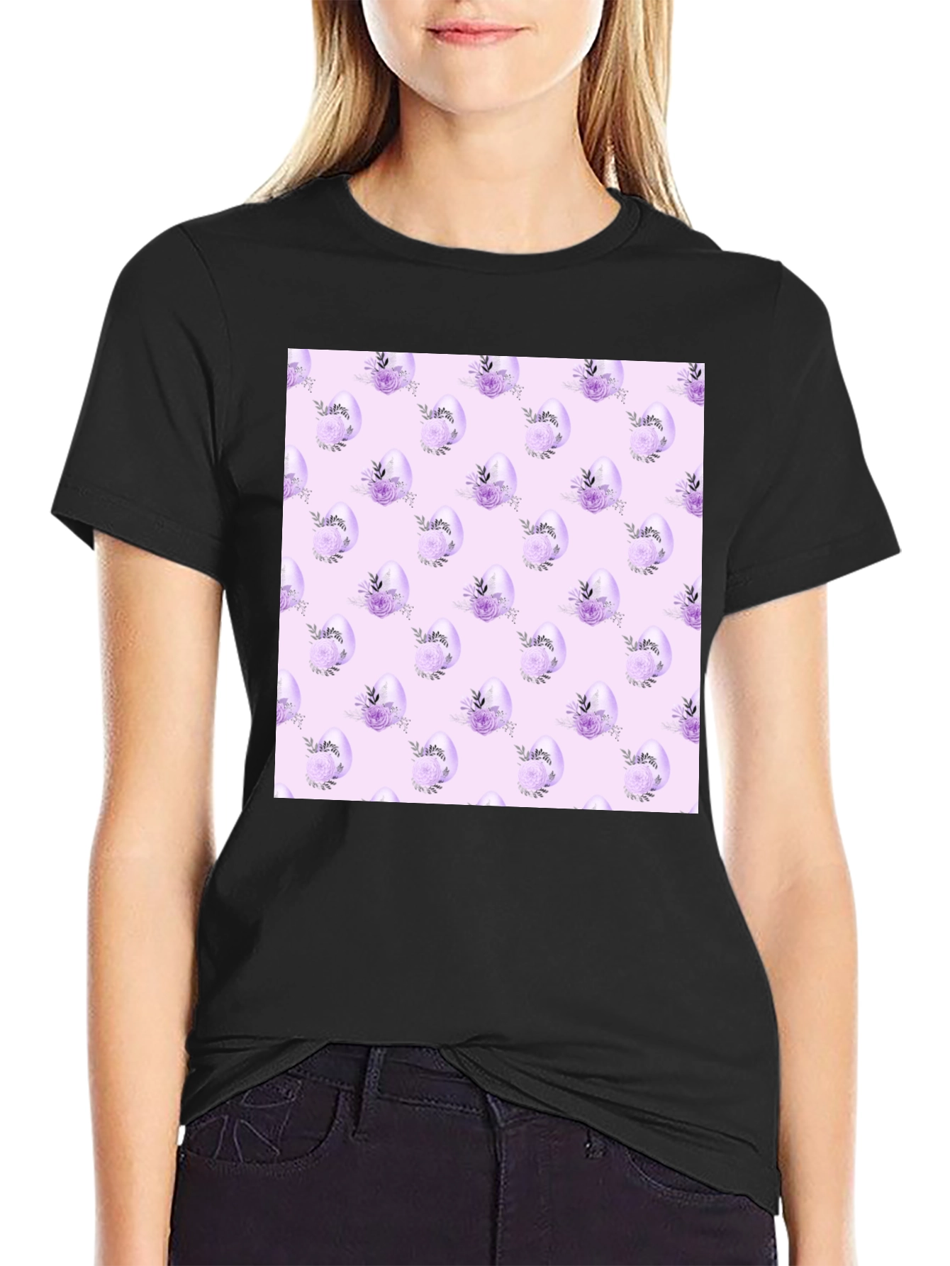 Floral Easter Egg T-Shirt