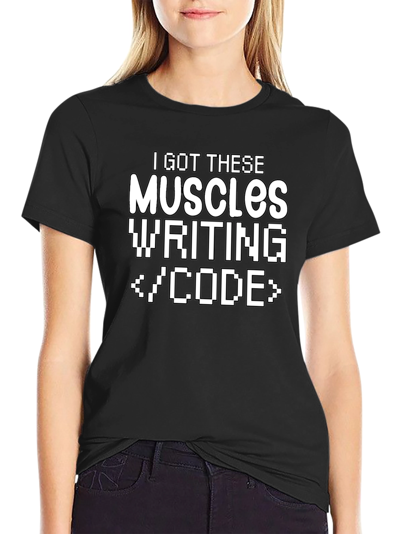Code Muscles T-Shirt - Funny Programmer Tee