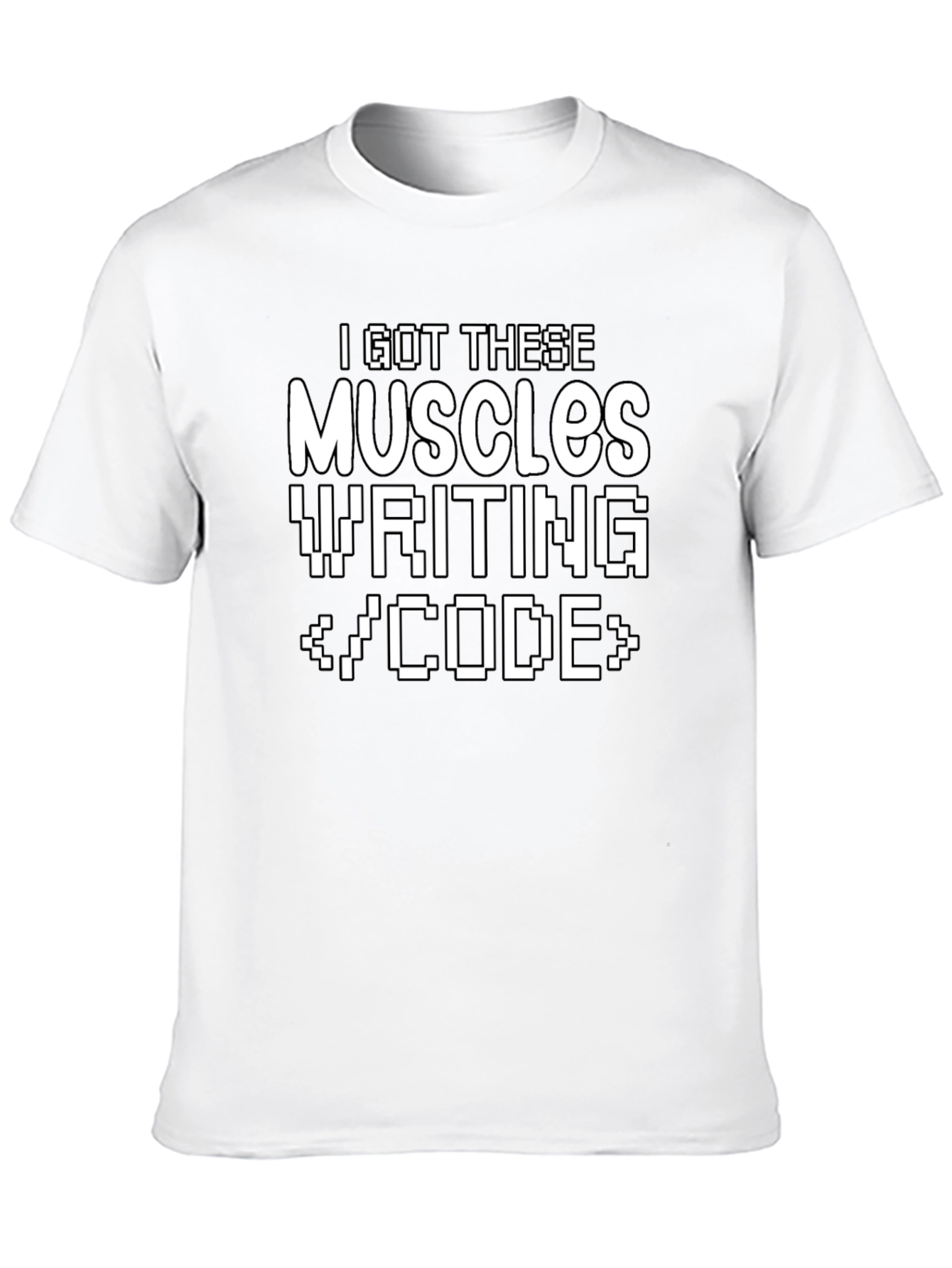 Code Muscles T-Shirt - Funny Programmer Tee