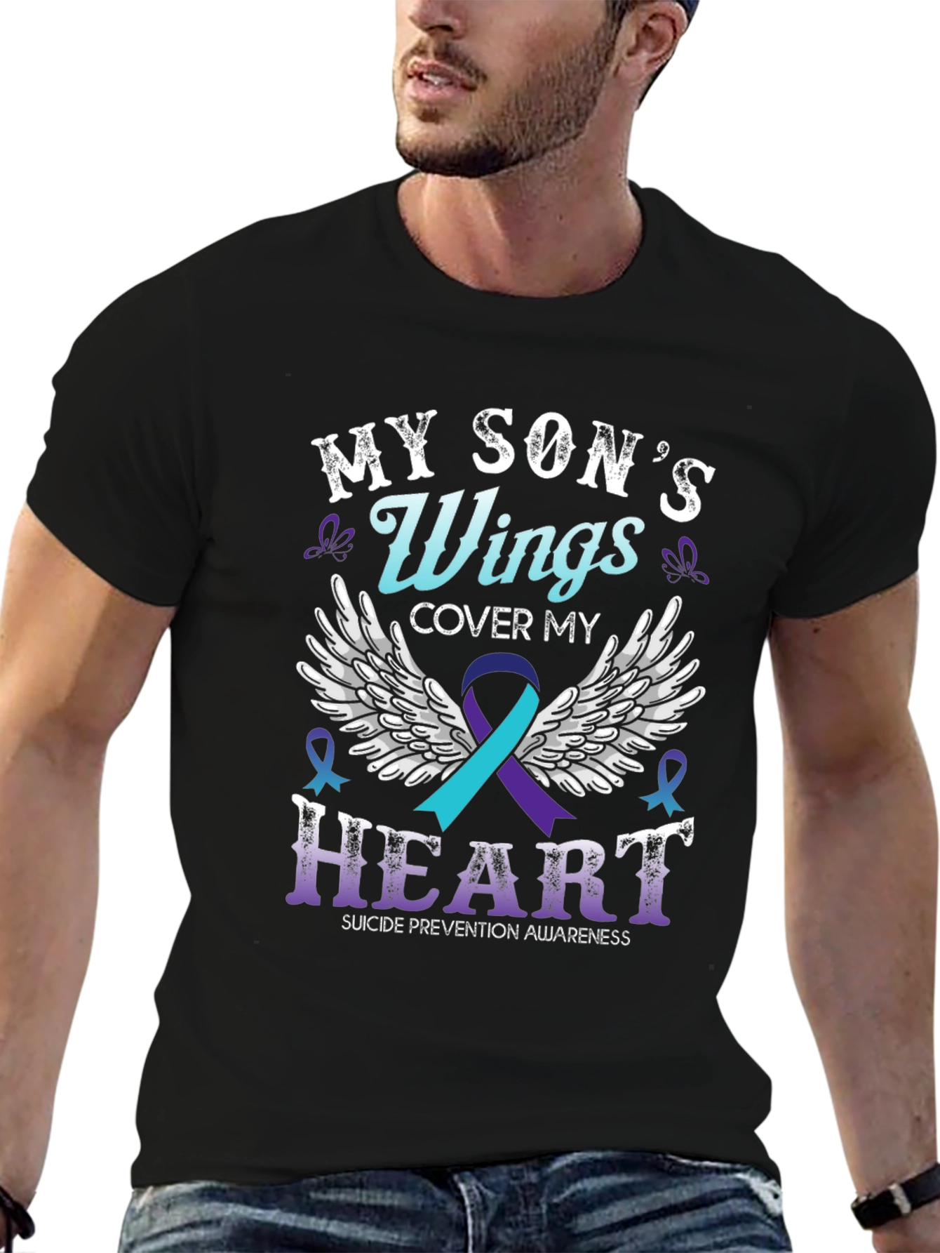 My Sons Wings Suicide Prevention Awareness T-Shirt