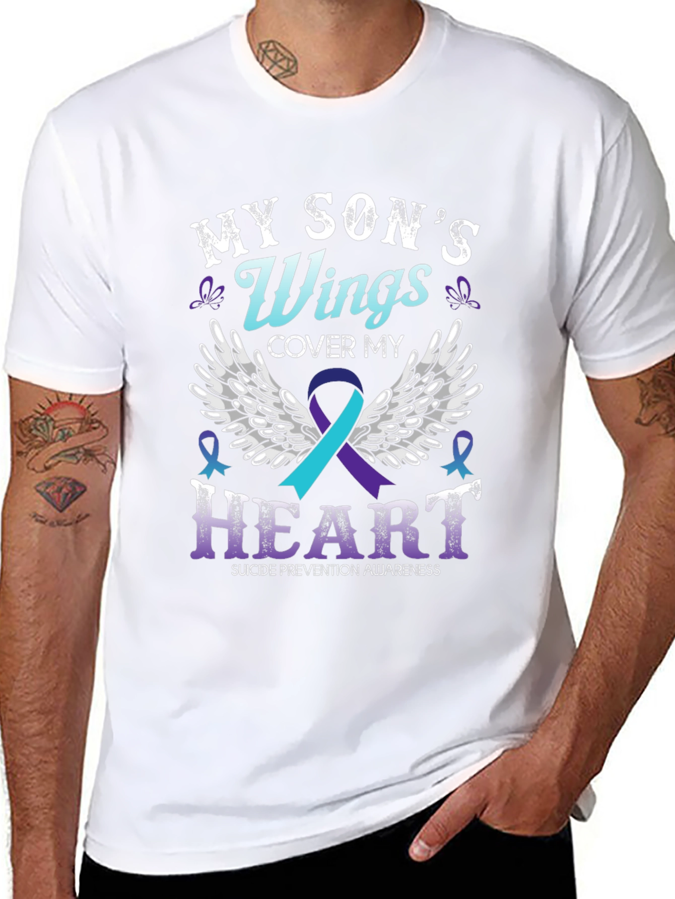 My Sons Wings Suicide Prevention Awareness T-Shirt