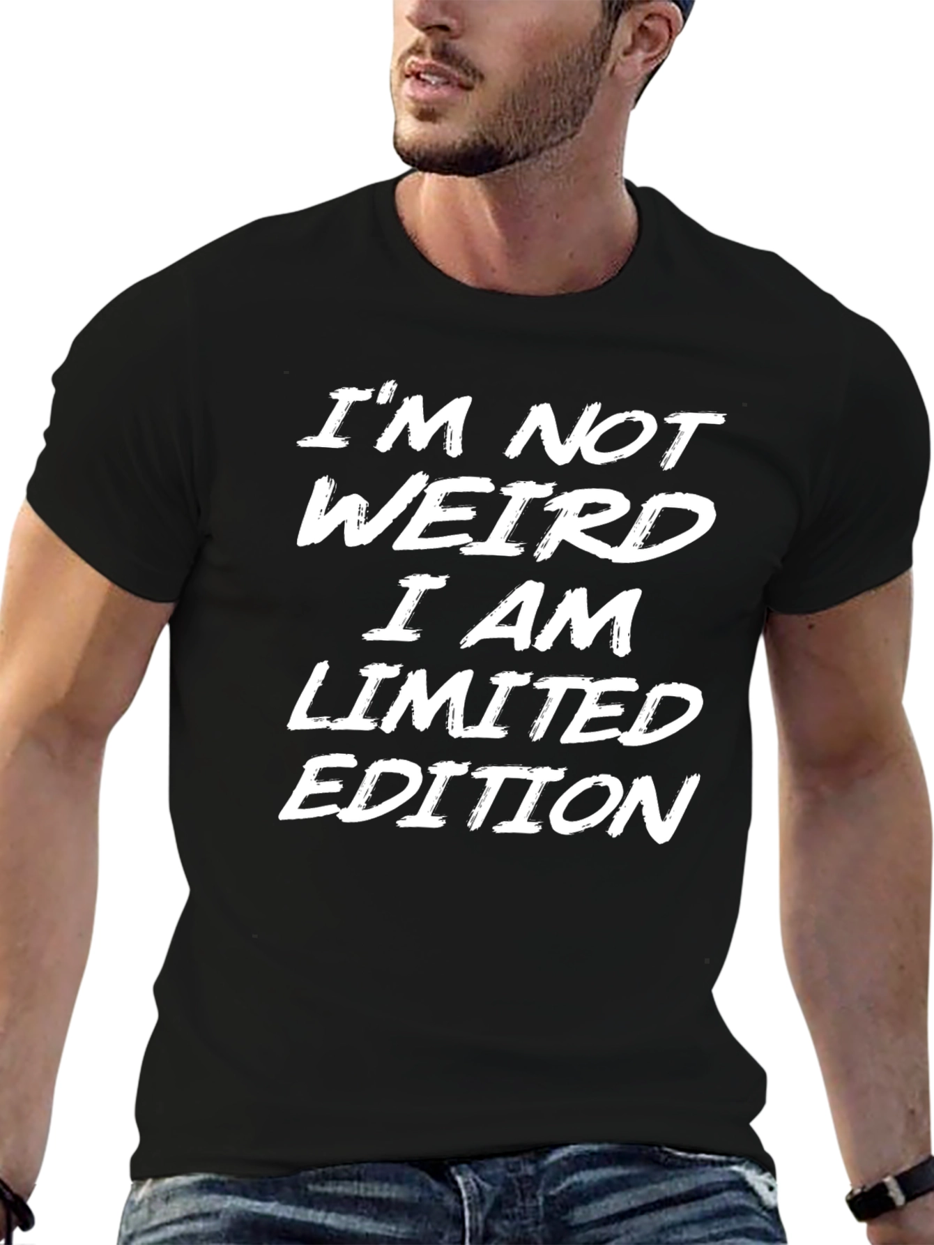Im Not Weird Im Limited Edition Black T-Shirt