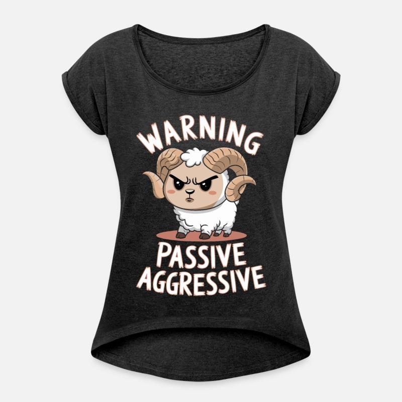 Warning Passive Aggressive Ram Character Fun