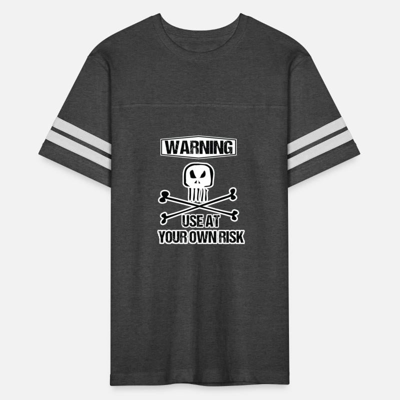 Warning Skull Poison Label Black