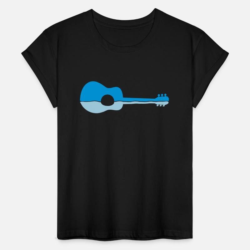 water reflection guitar half