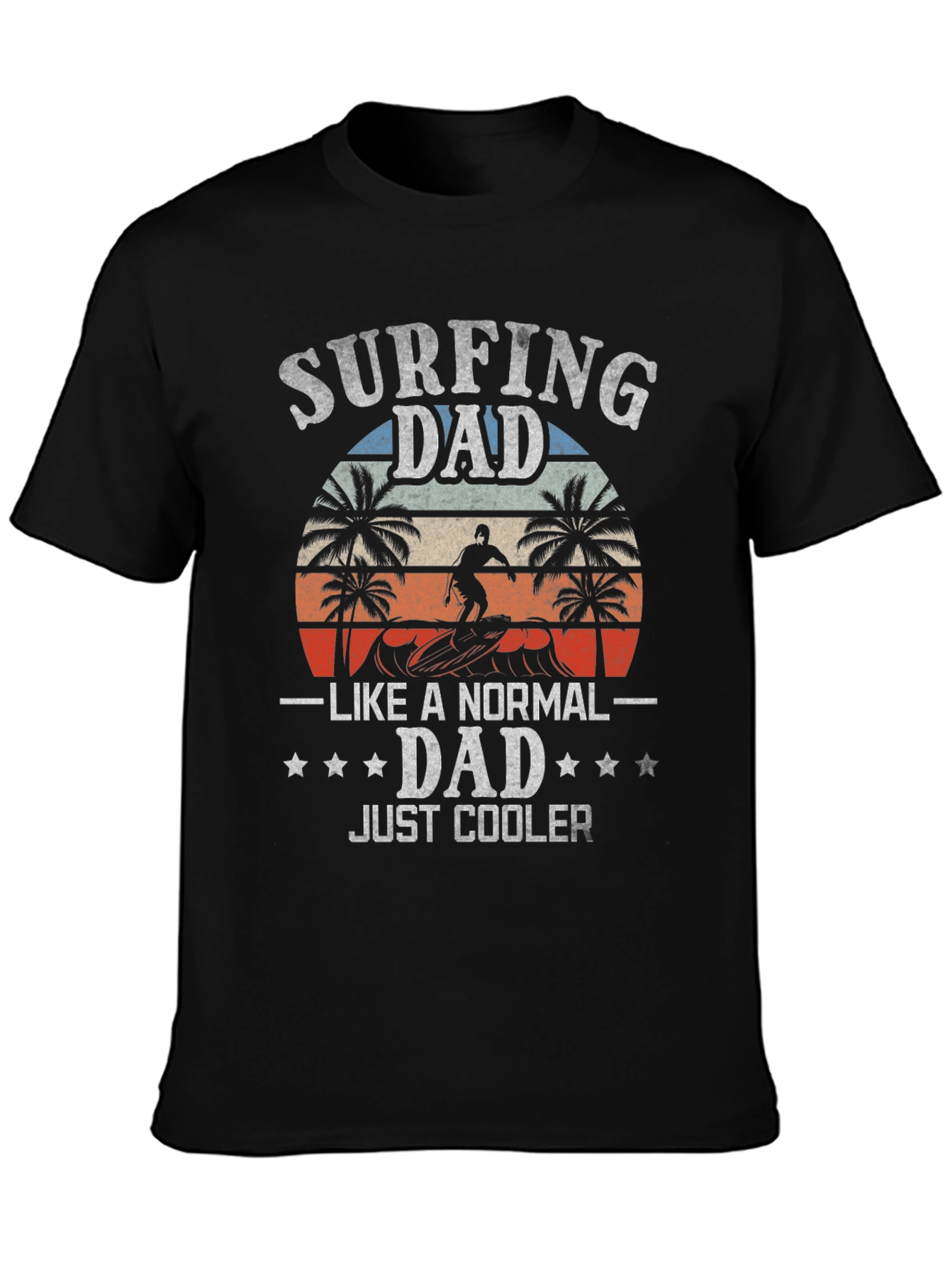 Surfing Dad T-Shirt - Cool Fathers Day Gift