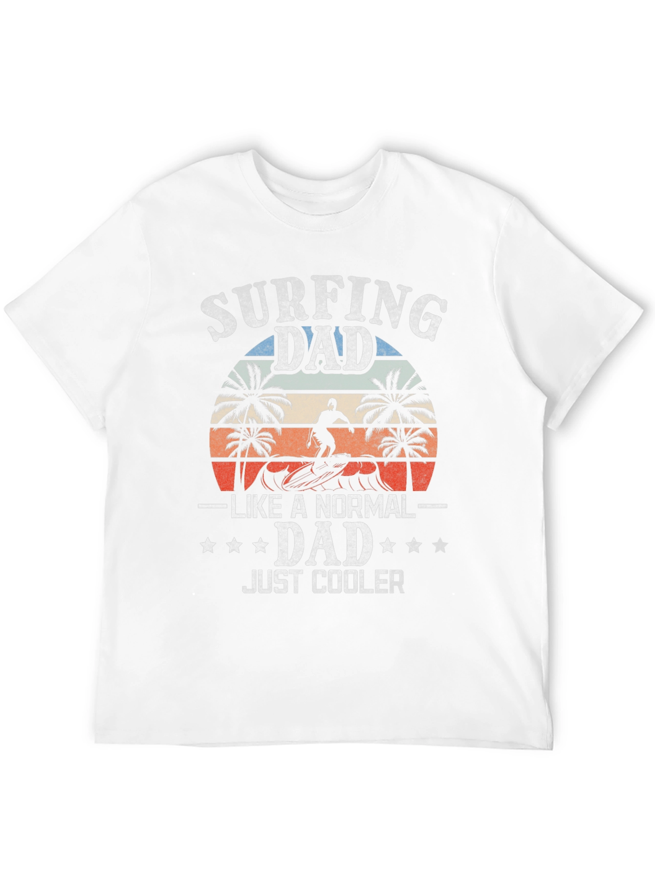 Surfing Dad T-Shirt - Cool Fathers Day Gift