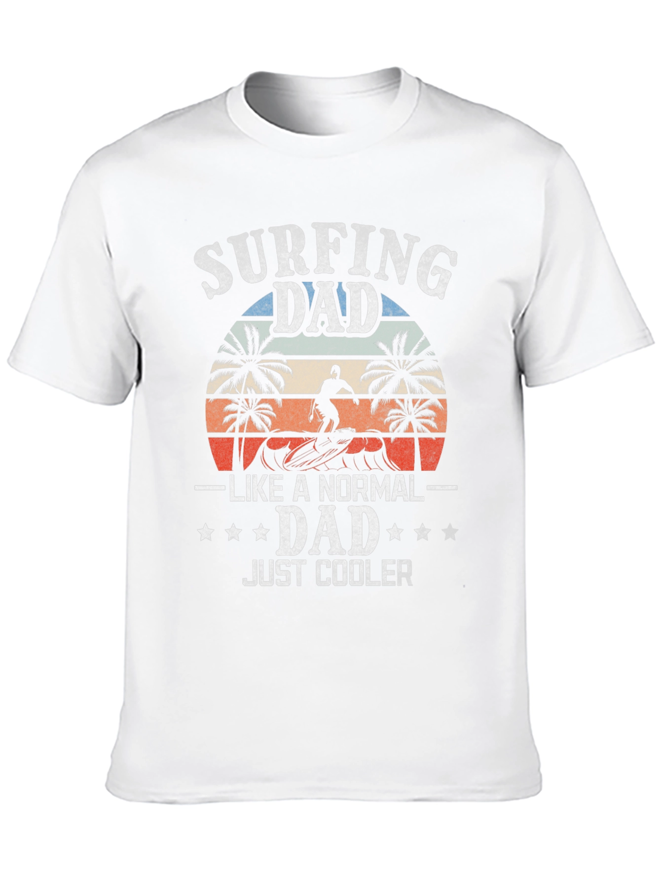Surfing Dad T-Shirt - Cool Fathers Day Gift