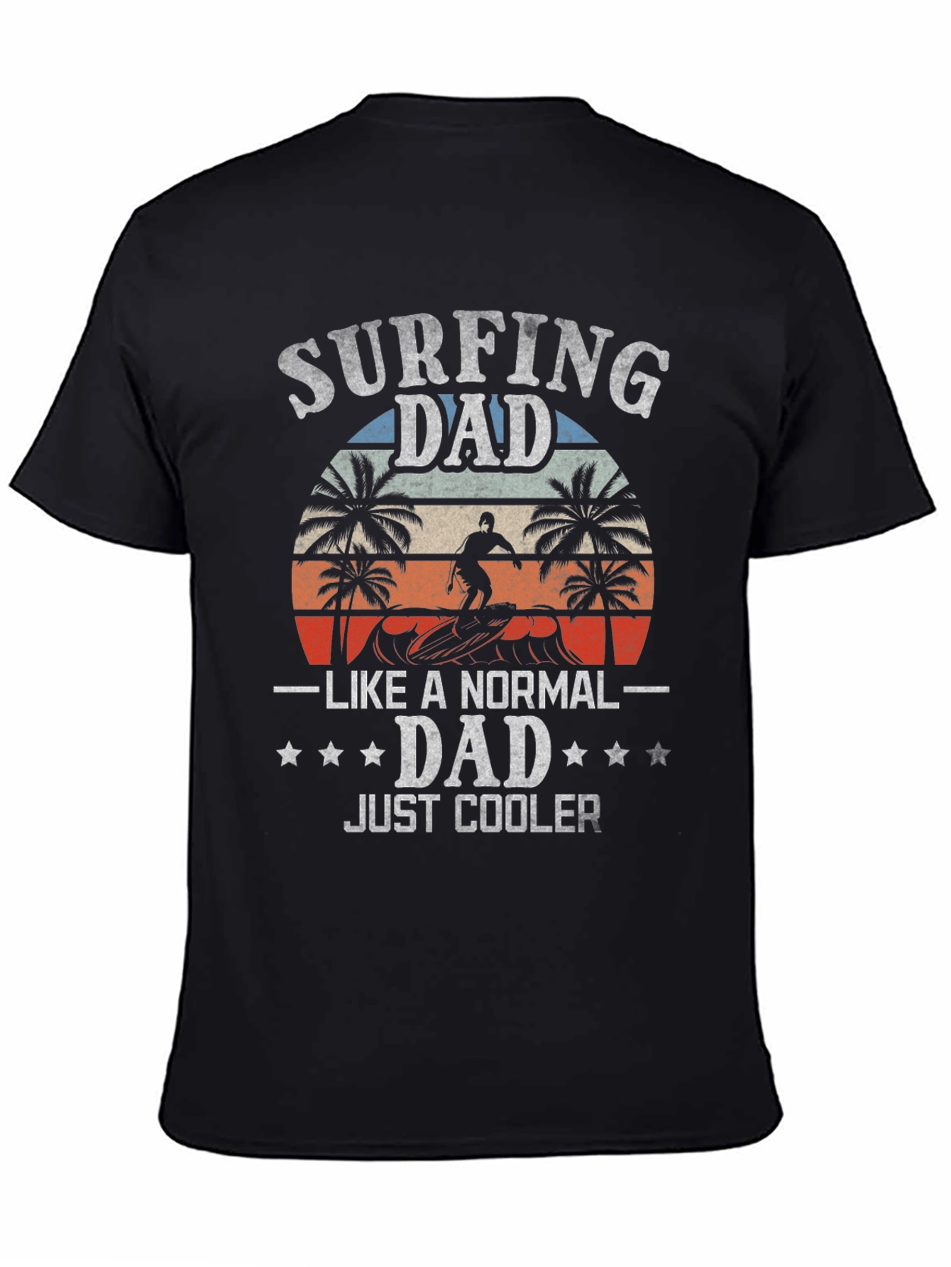 Surfing Dad T-Shirt - Cool Fathers Day Gift