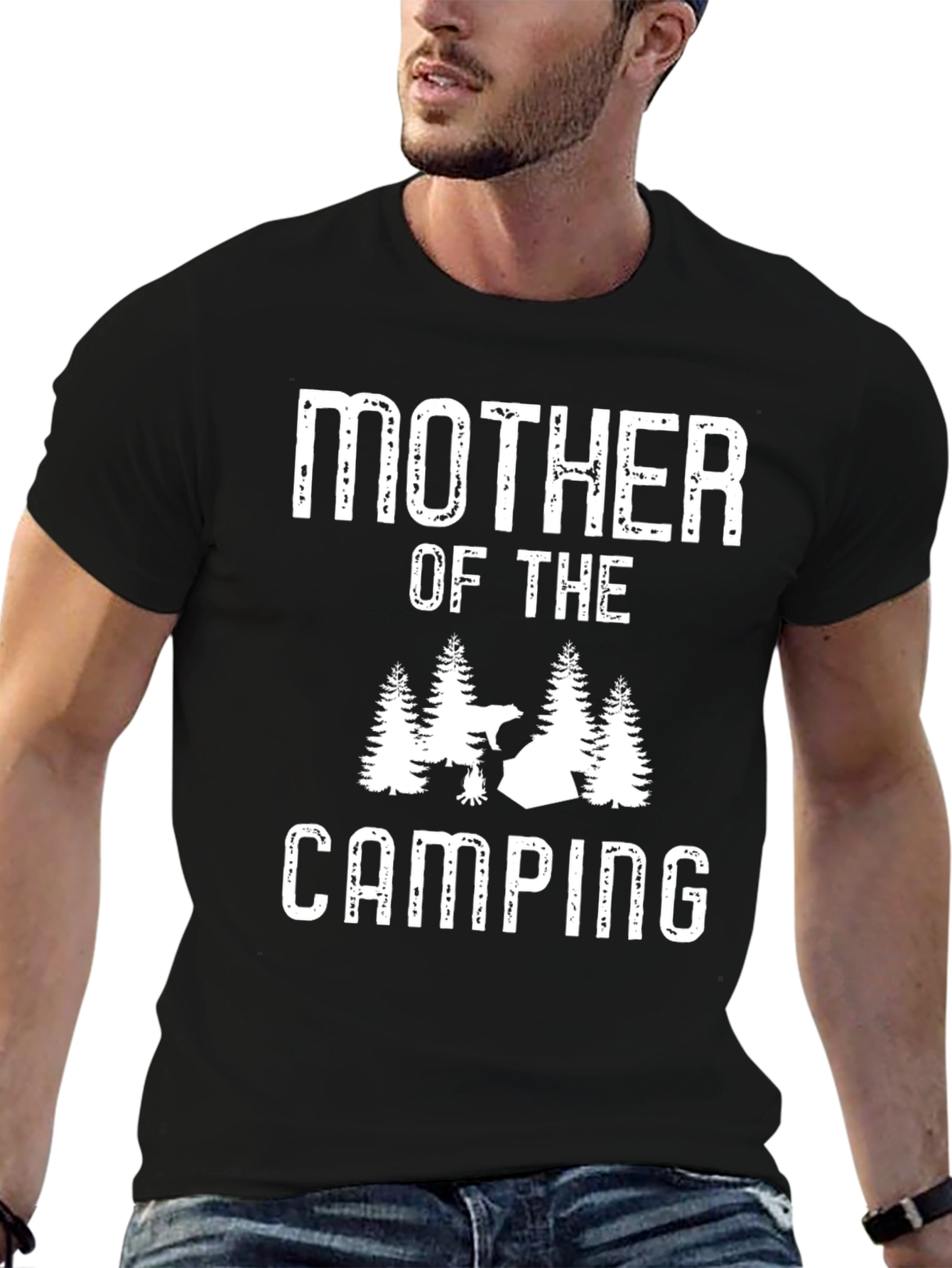 Mother of the Camping T-Shirt - Black