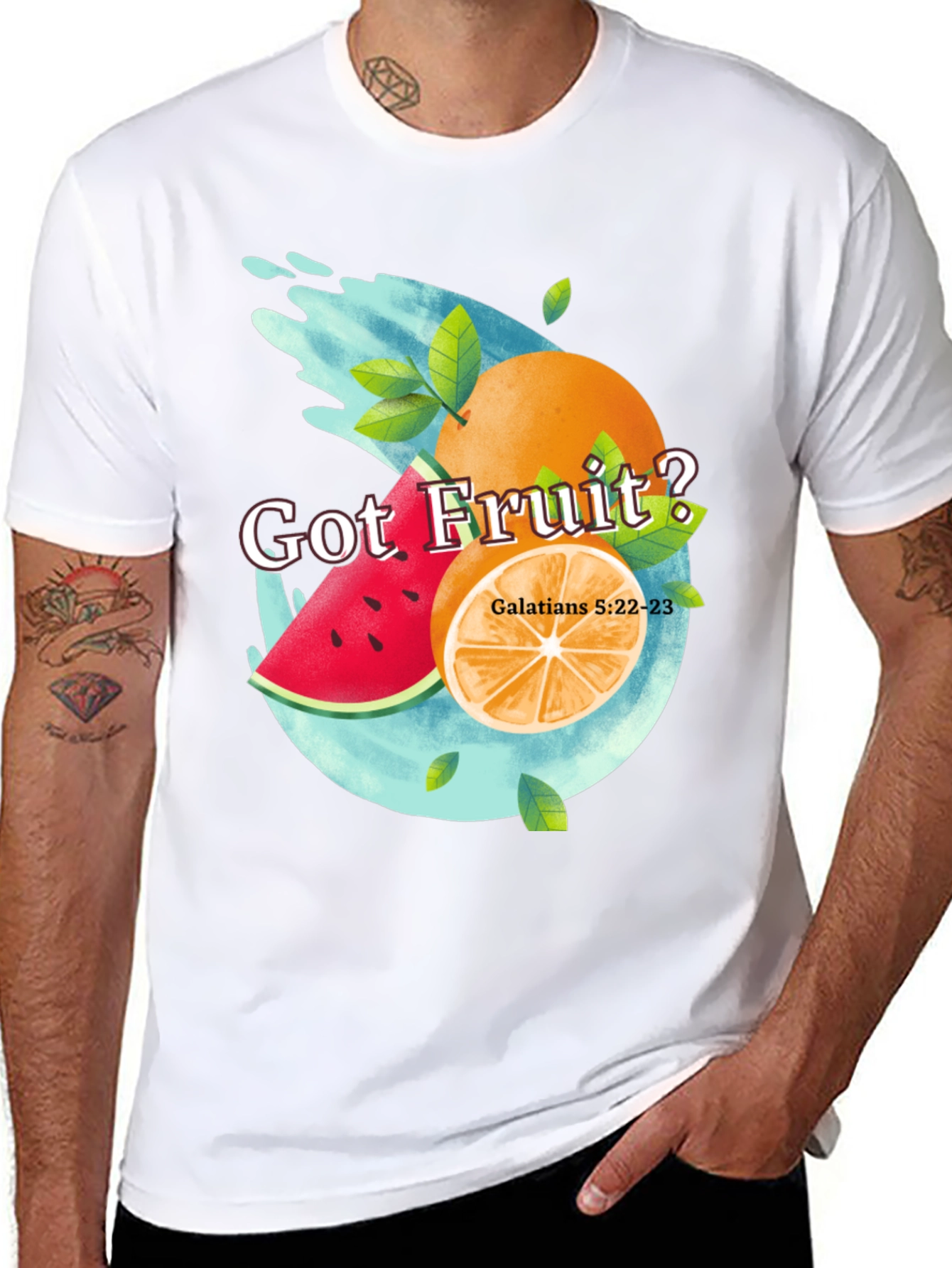 Got Fruit? Graphic T-Shirt - Christian Inspired Design