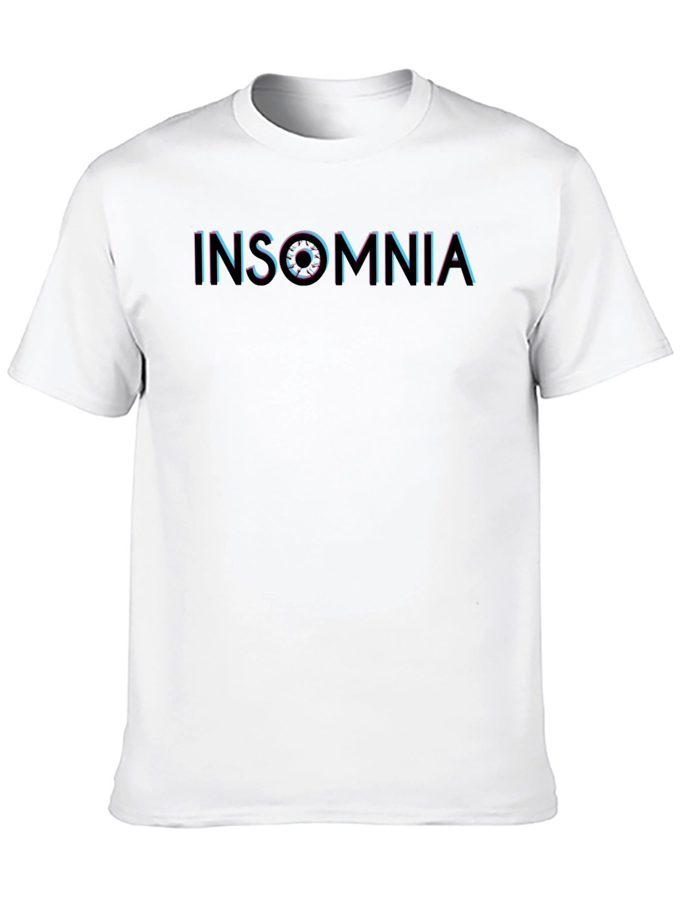 Insomnia Graphic Print Black T-Shirt