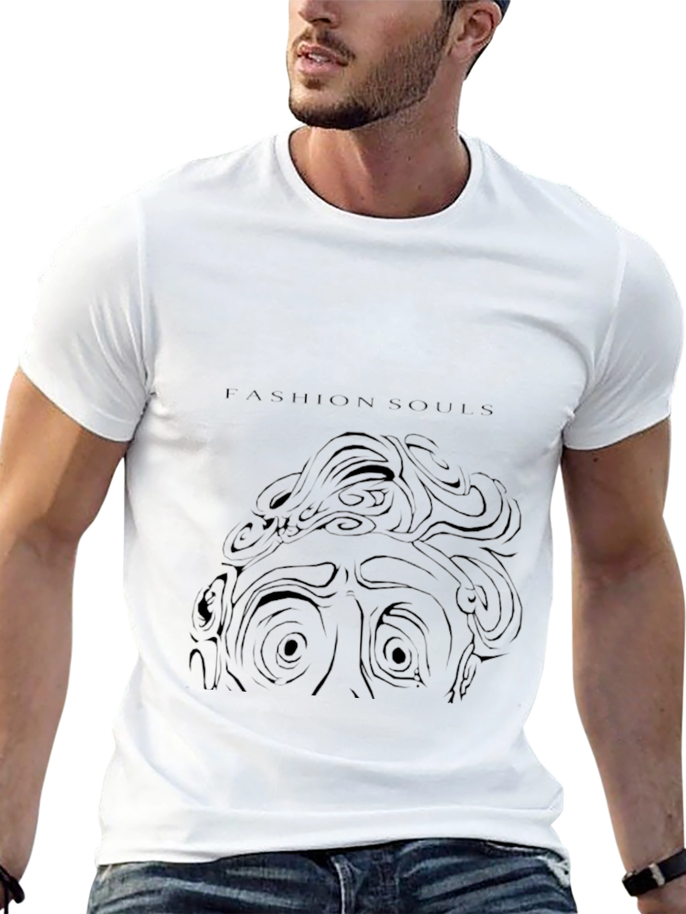 Fashion Souls Graphic Print T-Shirt