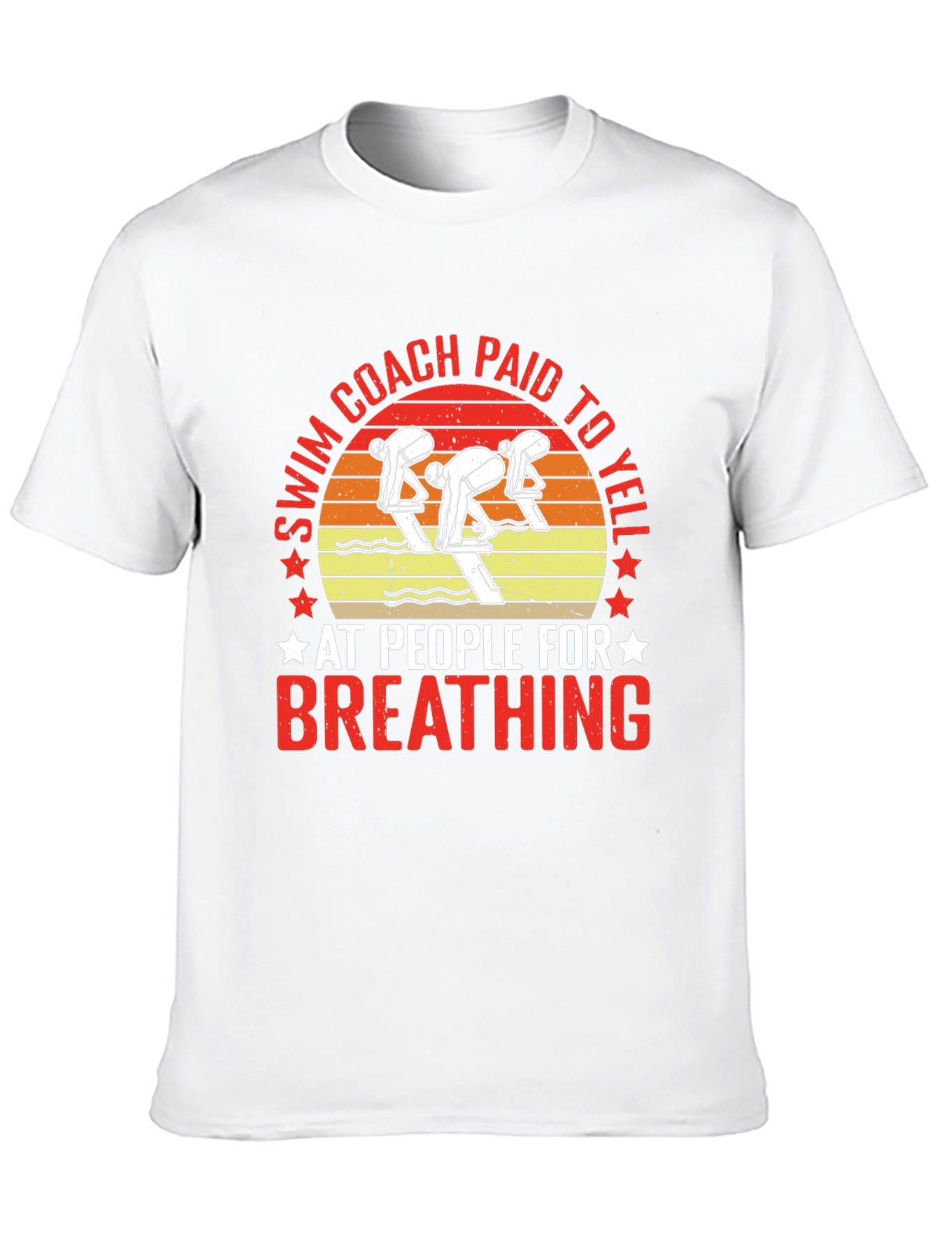 Swim Coach Paid to Yell T-Shirt