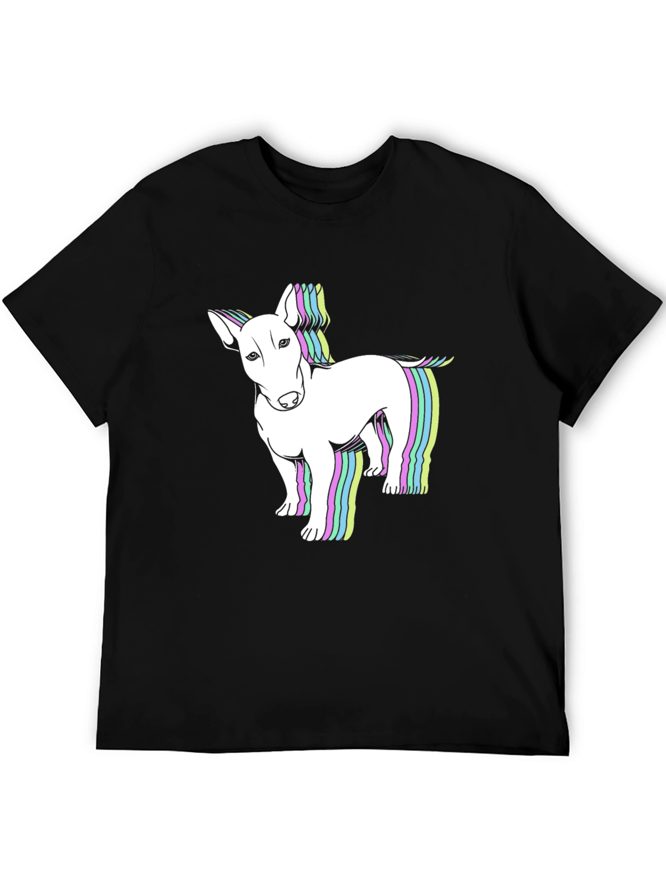 Cool Dog Graphic Tee - Mens Black T-Shirt