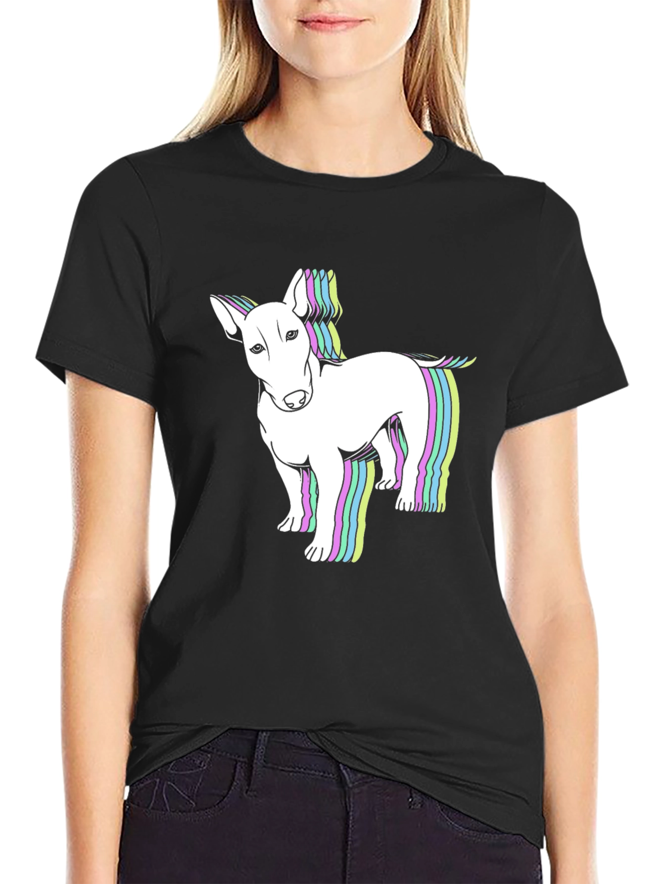 Cool Dog Graphic Tee - Mens Black T-Shirt