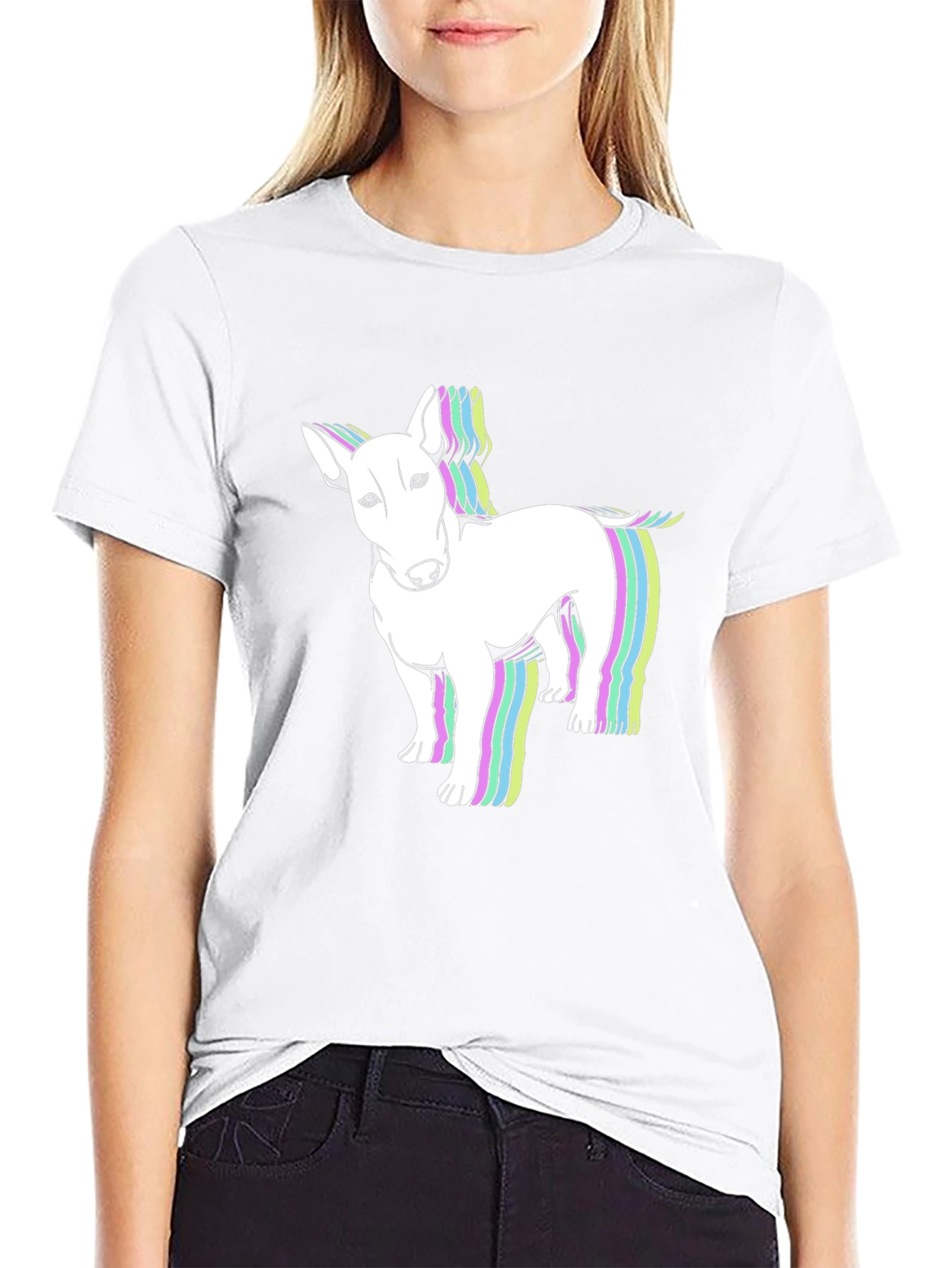Cool Dog Graphic Tee - Mens Black T-Shirt