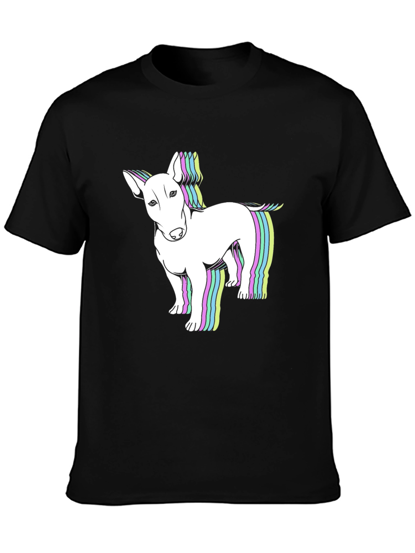 Cool Dog Graphic Tee - Mens Black T-Shirt