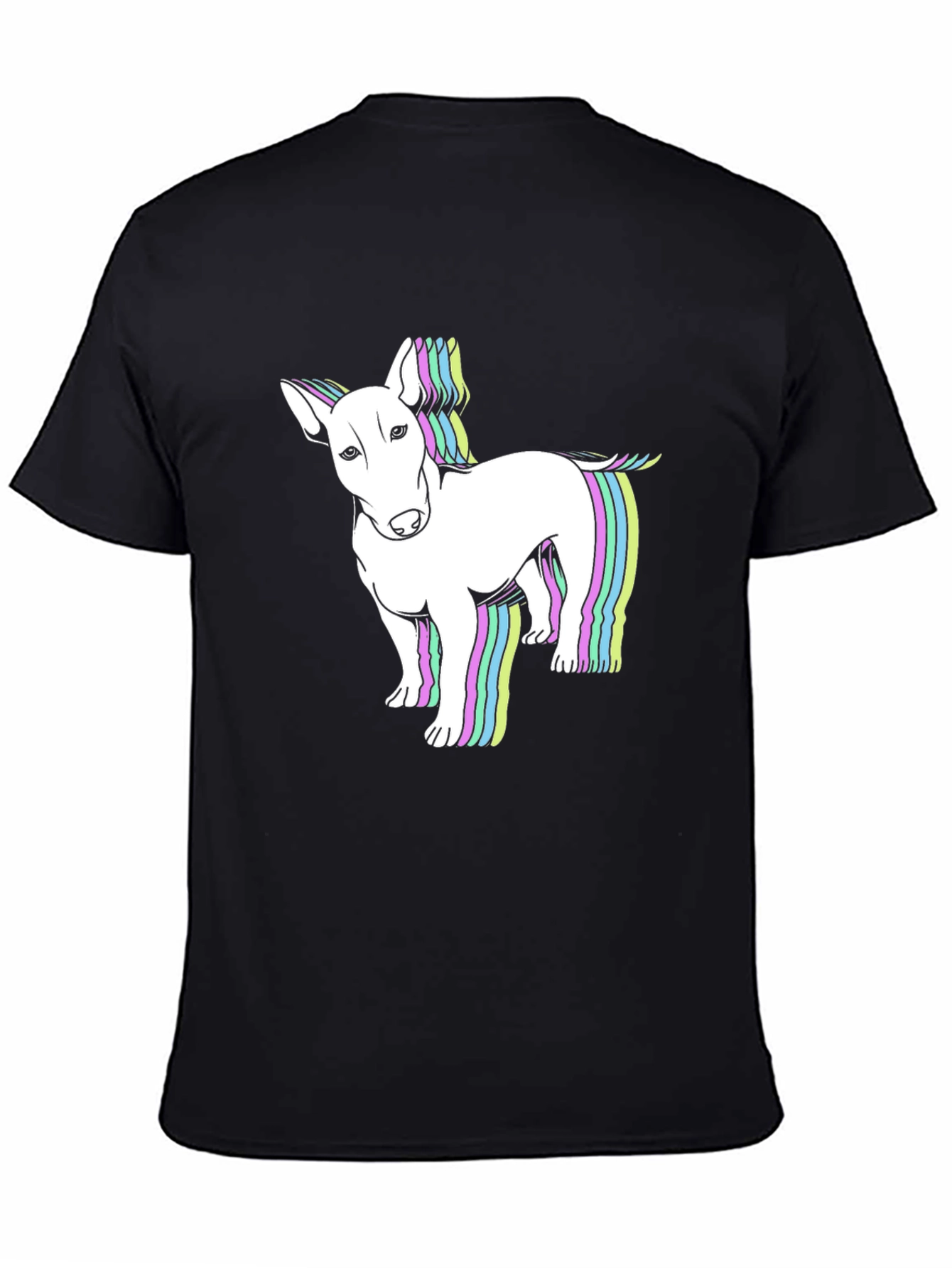 Cool Dog Graphic Tee - Mens Black T-Shirt