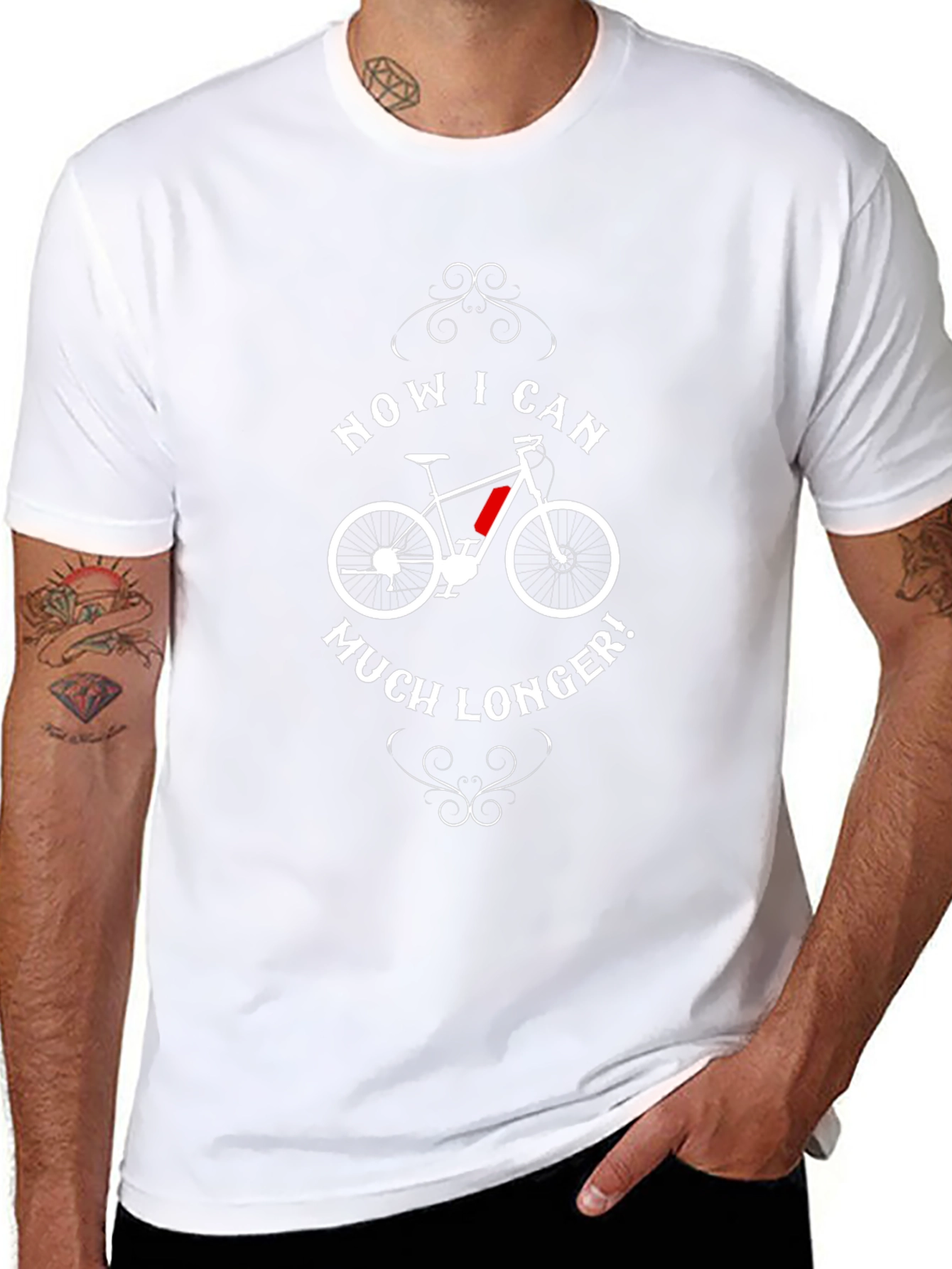 Electric Bike T-Shirt - Now I Can Ride Longer!