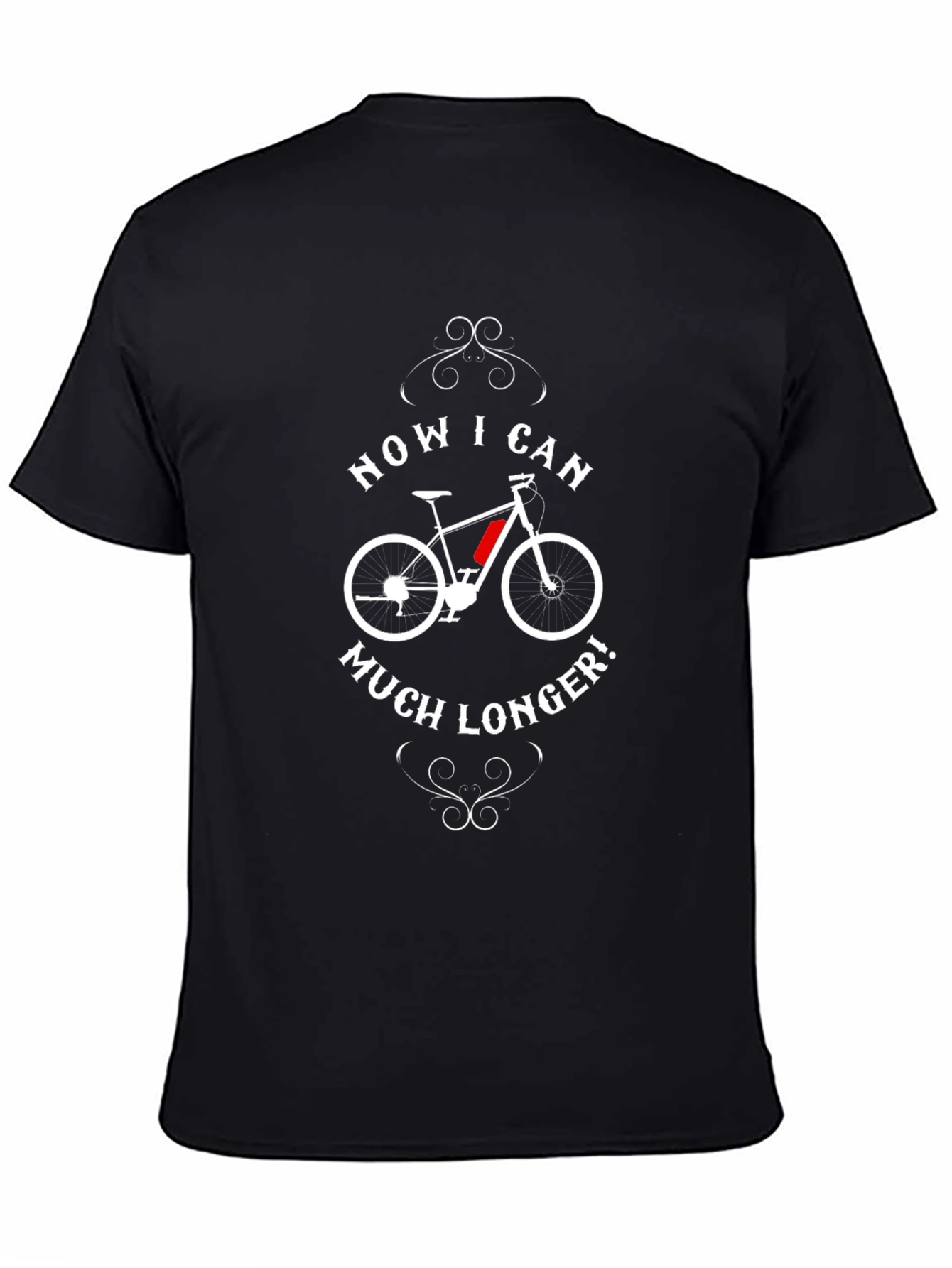 Electric Bike T-Shirt - Now I Can Ride Longer!