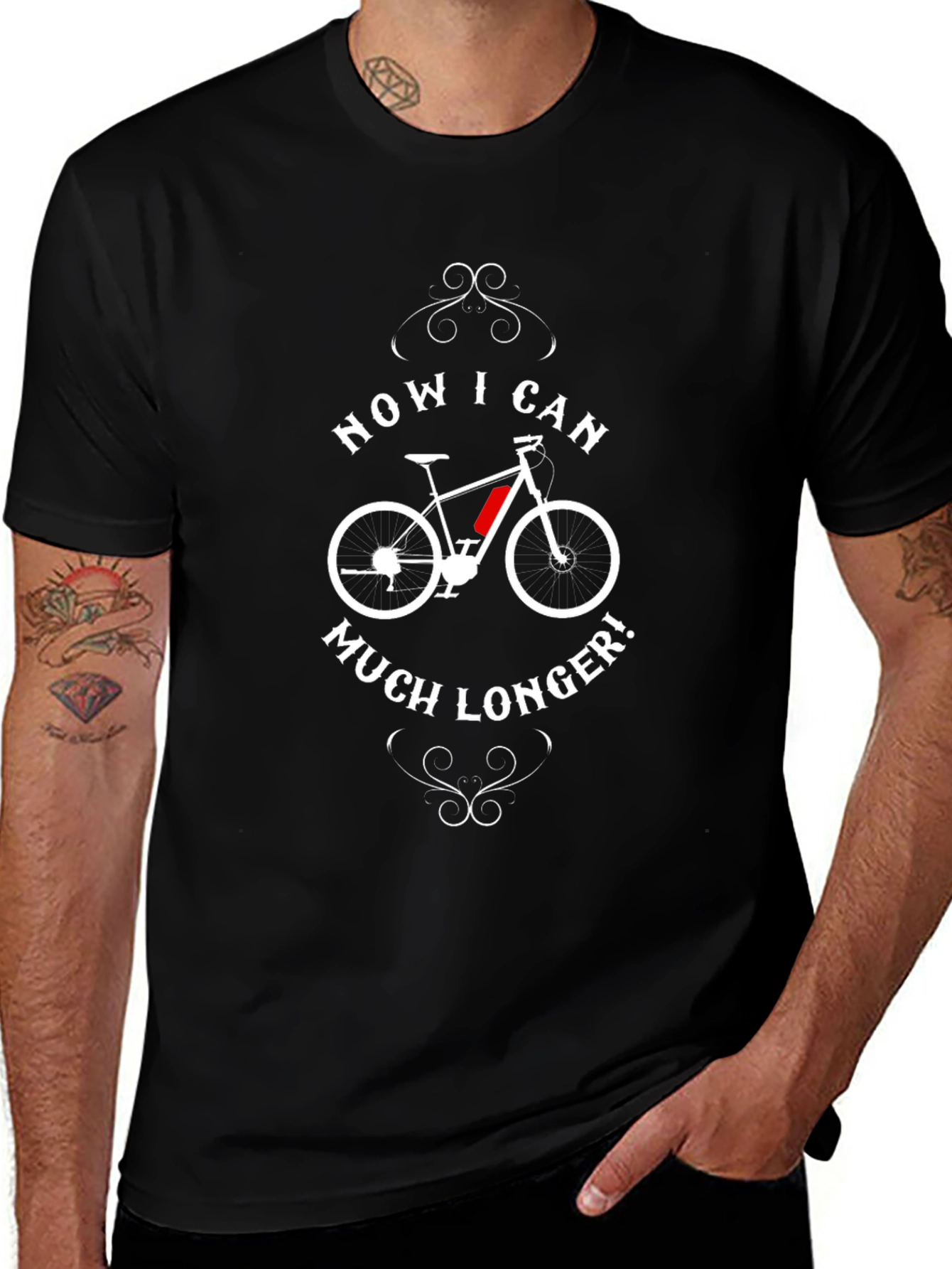 Electric Bike T-Shirt - Now I Can Ride Longer!