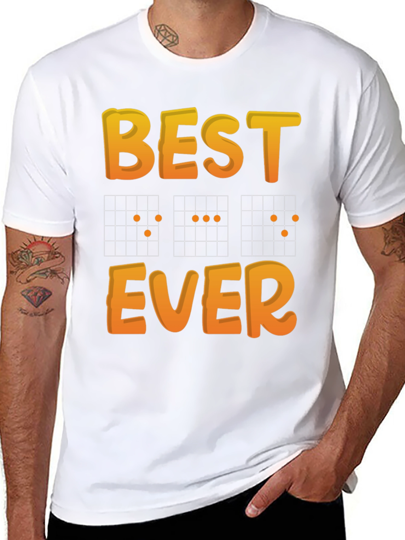 Best Ever Guitar Chords Graphic T-Shirt